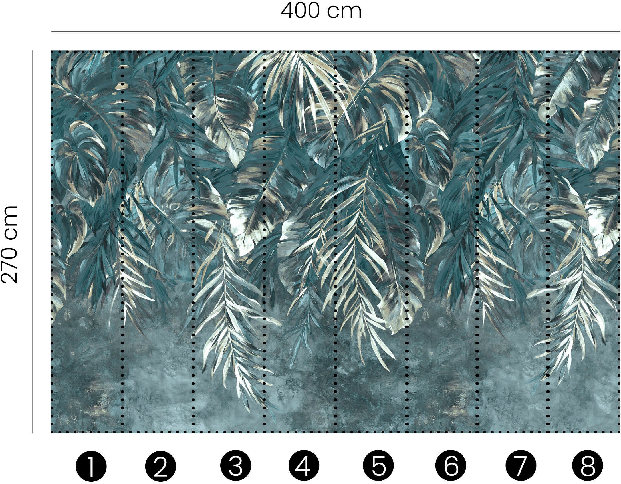Fashion for walls Fototapete »Glamorama«, floral, Phthalate frei