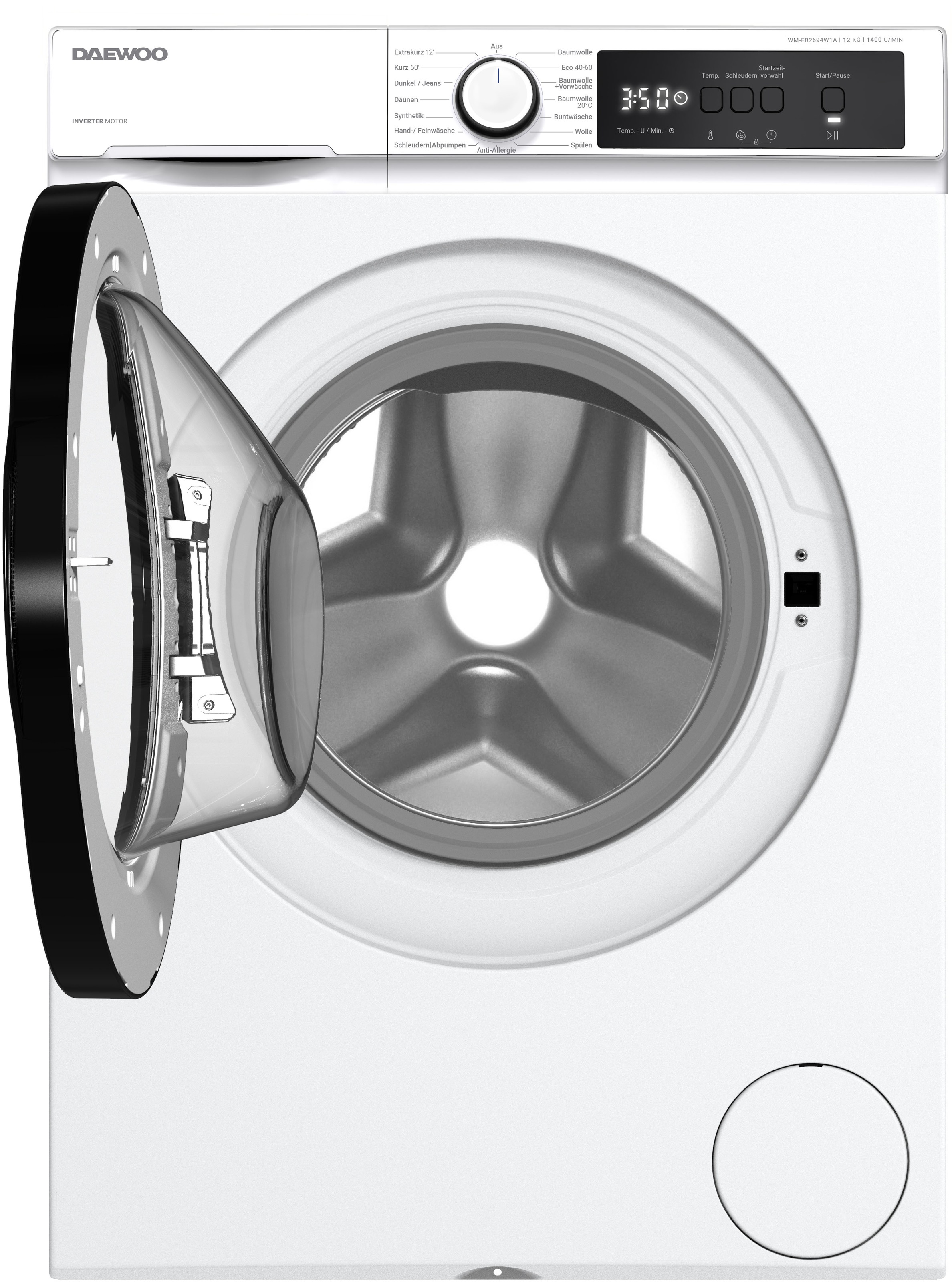 Daewoo Waschmaschine "WM-FB2694W1A-DE" 12 kg 1400 U/min günstig online kaufen