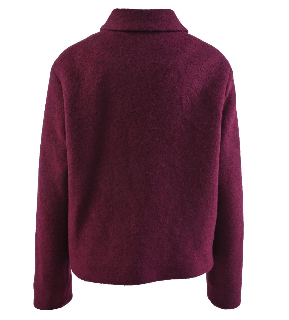 Fuchs Schmitt Wolljacke »Wolljacke«, ohne Kapuze, Mit Rundhalsausschnitt