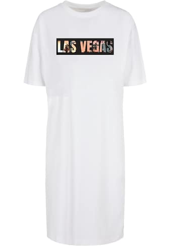 Stillkleid »Damen Ladies Las Vegas Organic Oversized Slit Tee Dress«, (1 tlg.)