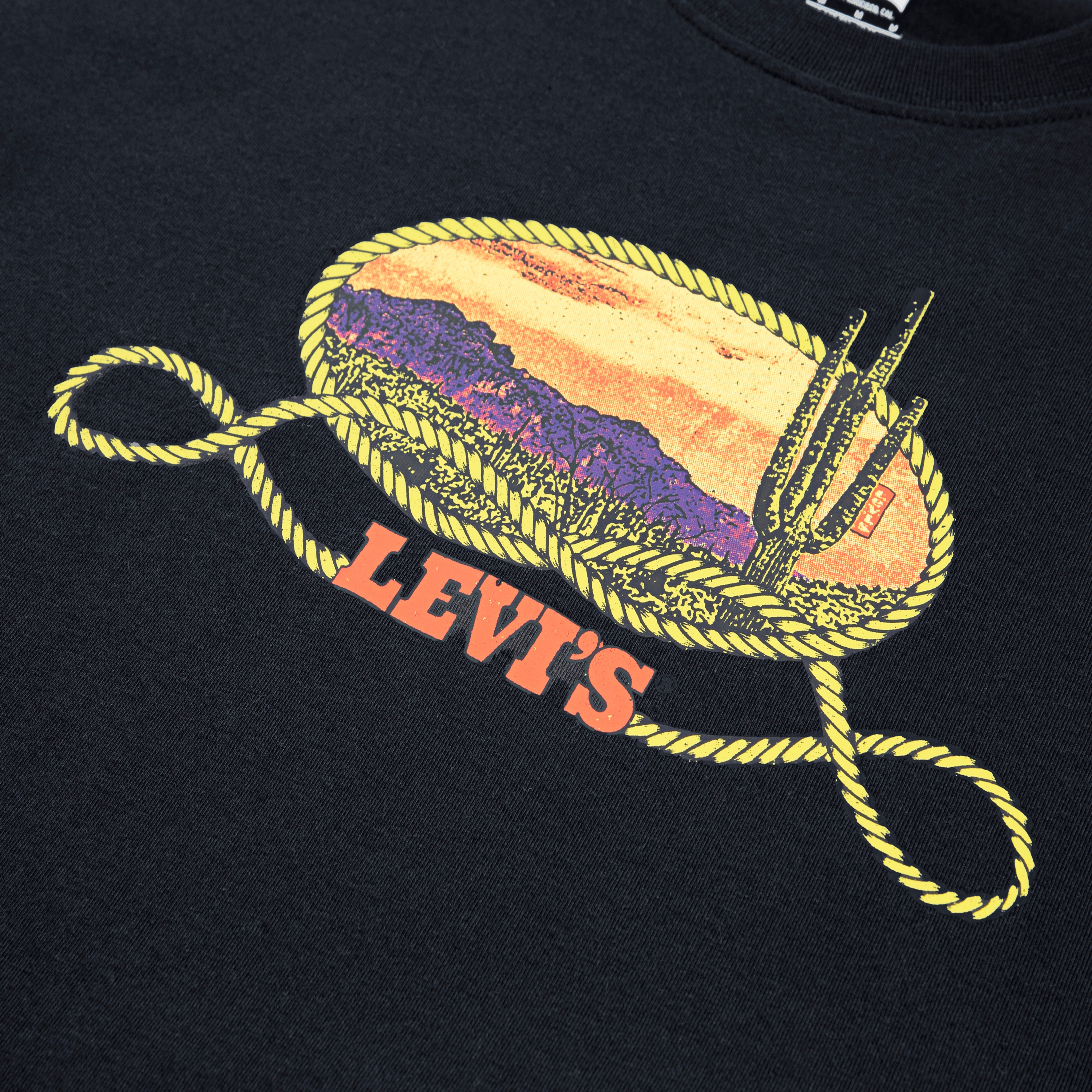 Thumbnail - Levis Kids T-Shirt "LVB CACTUS IN THE SUNSET" mit Western-Print