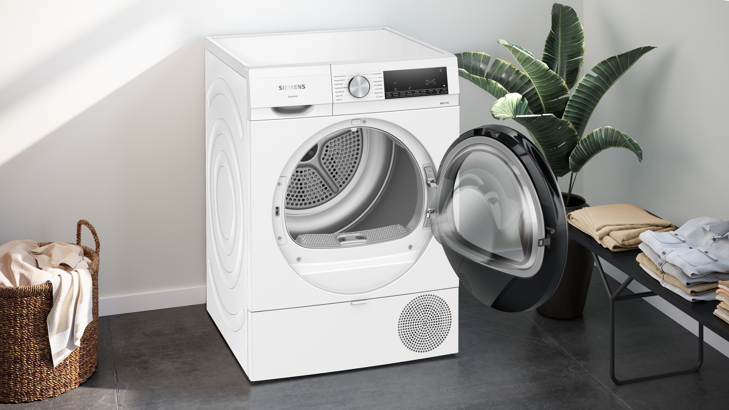 SIEMENS Wärmepumpentrockner »WQ33A2CEM« iQ300 Weniger Reinigungsaufwand dank easyClean condenser