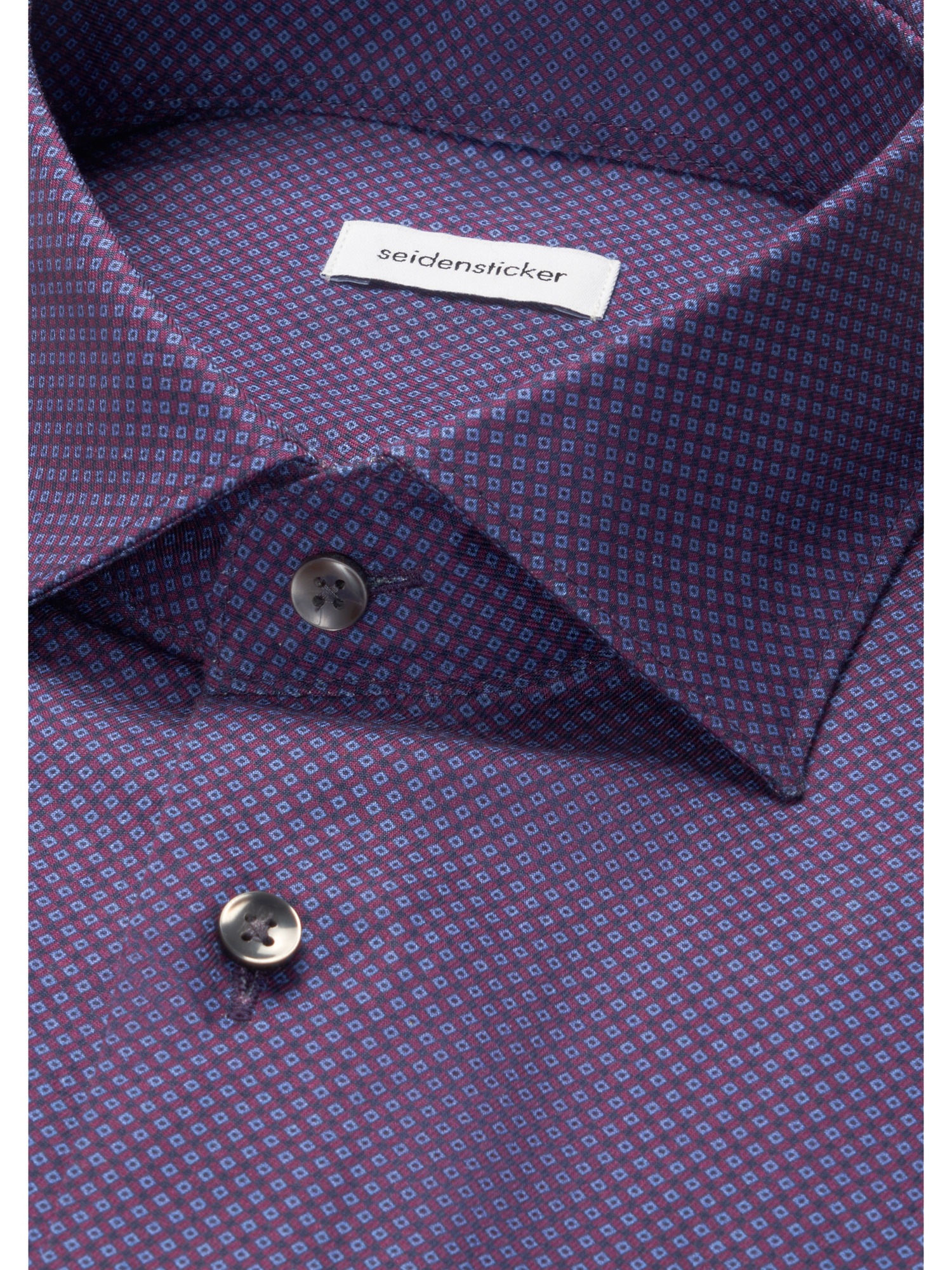 seidensticker Businesshemd »Schwarze Rose« Comfort 1/1 Kentkragen Druck