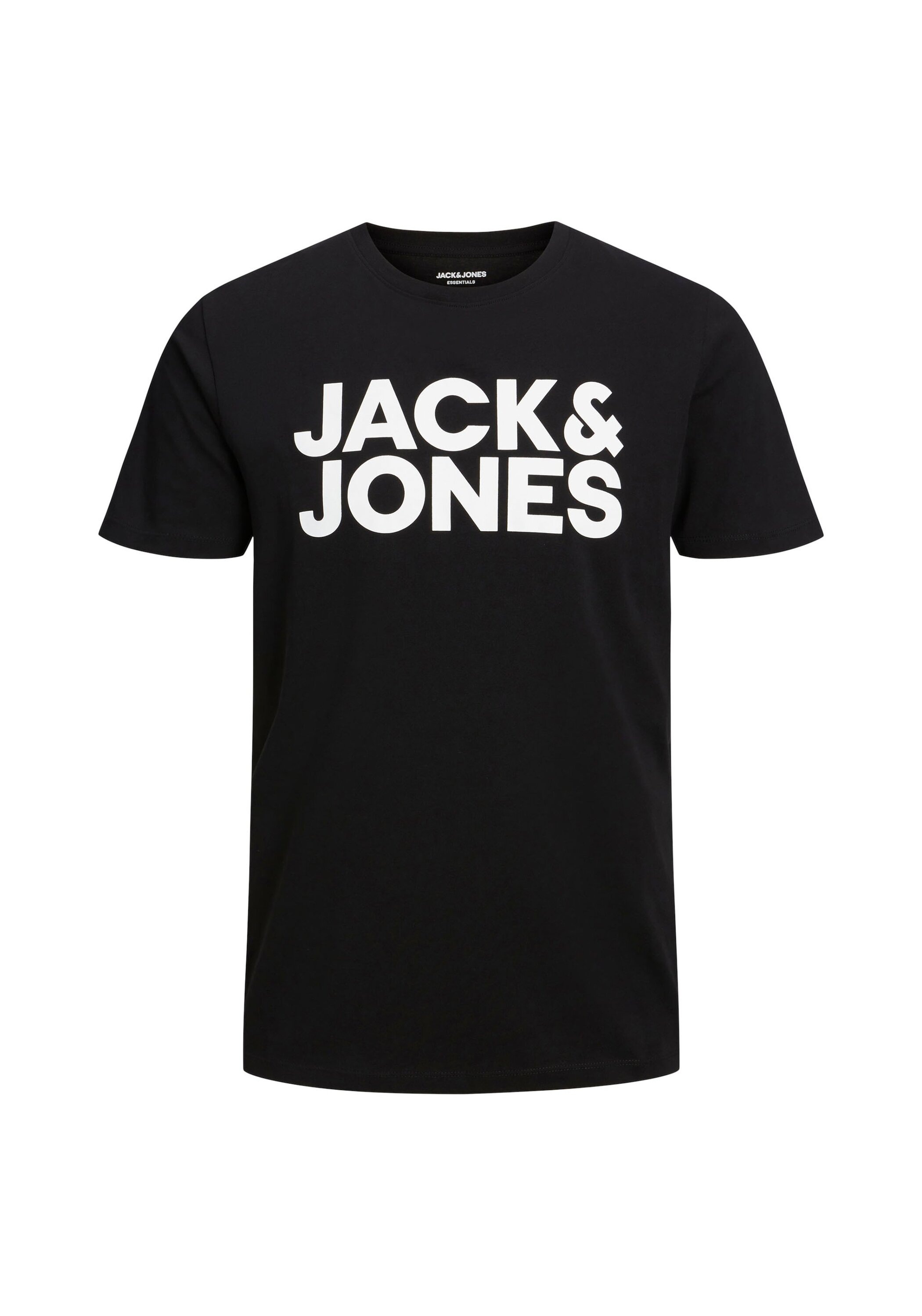 Jack & Jones T-shirt à Manches Courtes Corp Logo 3 Unités White / Pack W Navyblazer / Black All Big XL Homme 3