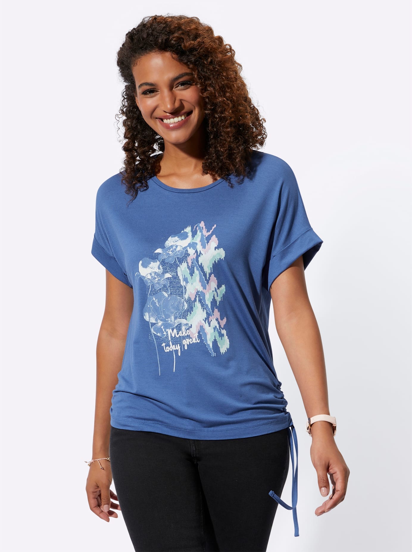 Inspirationen Kurzarmshirt »Rundhals-Shirt«, (1 tlg.)