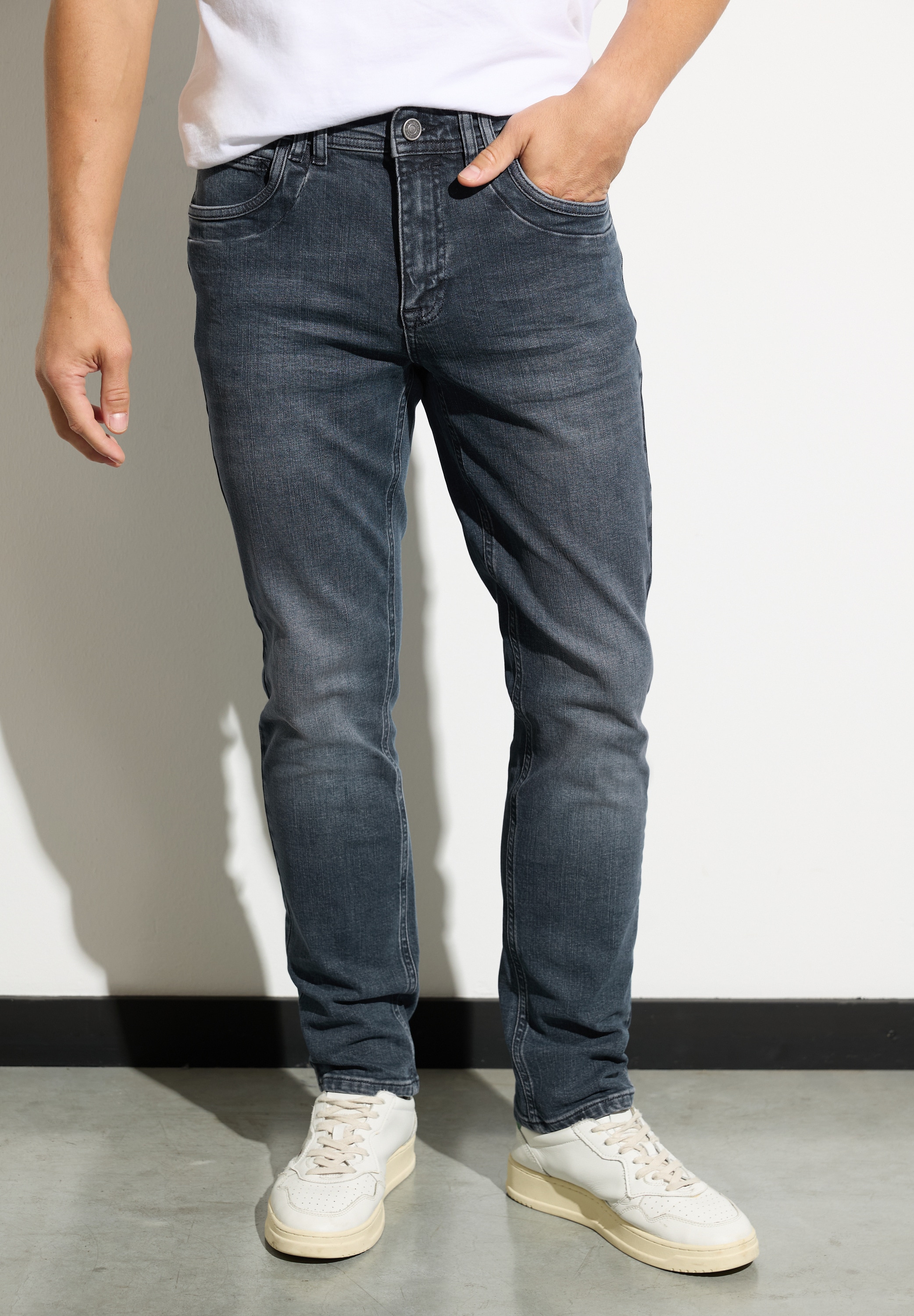 STREET ONE MEN Slim-fit-Jeans, 5-Pocket-Style