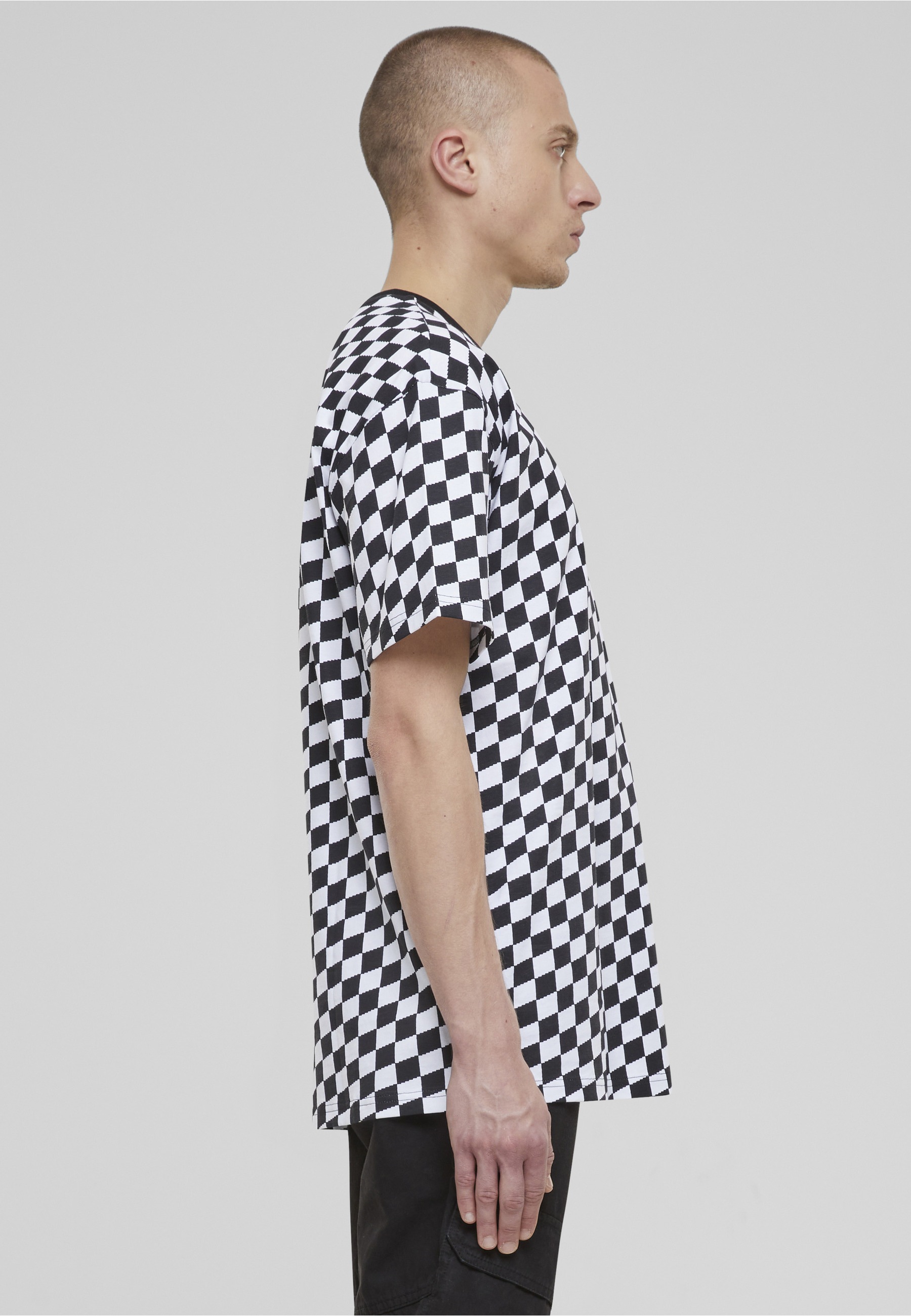 URBAN CLASSICS Langarmhemd »Urban Classics Herren Oversized Check Tee« 1 Stk.