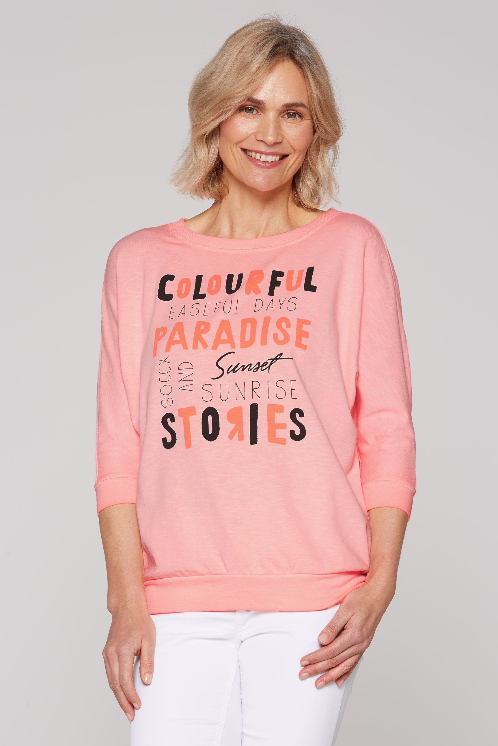 SOCCX Sweater, mit Fledermausärmeln günstig online kaufen