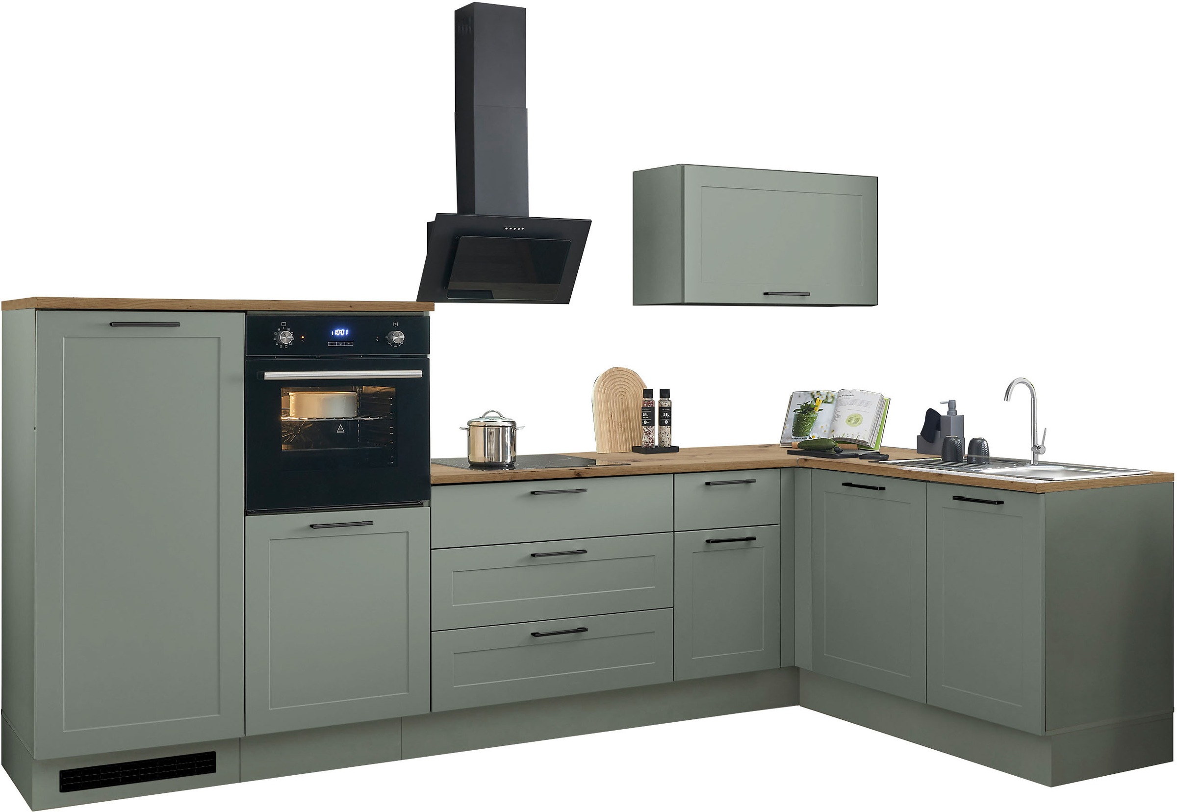 BASIC by Balculina Winkelküche "Marsi" Stellmaße 320x175 cm, wahlweise mit günstig online kaufen