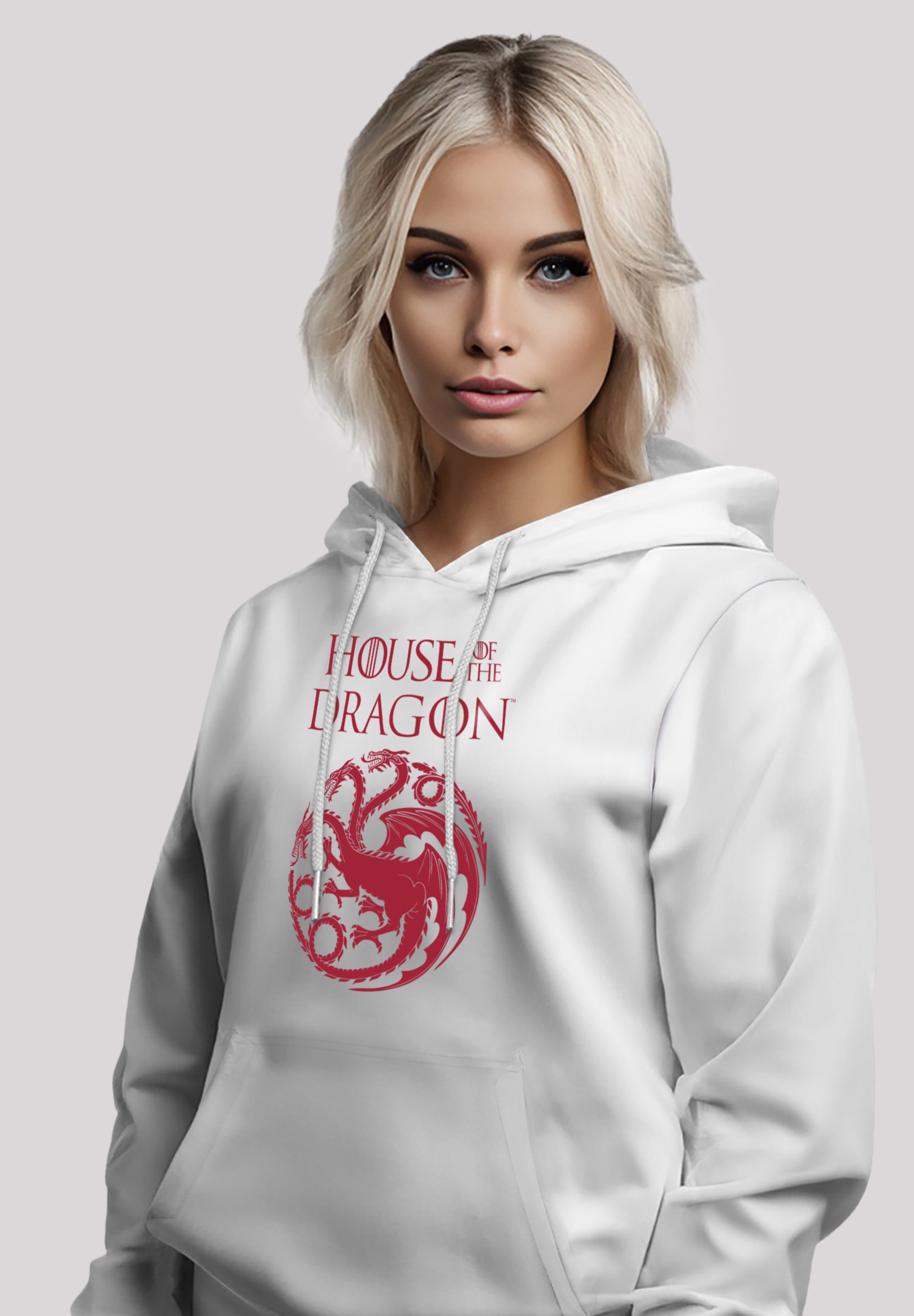 F4NT4STIC Kapuzenpullover »House Of The Dragon Targaryen Crest Logo«, Premium Qualität