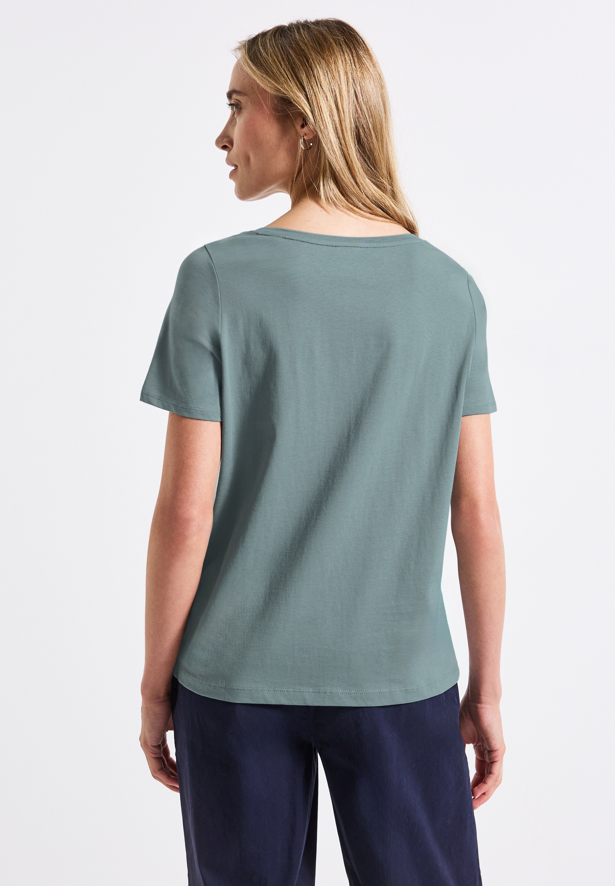 STREET ONE T-Shirt, aus reiner Baumwolle
