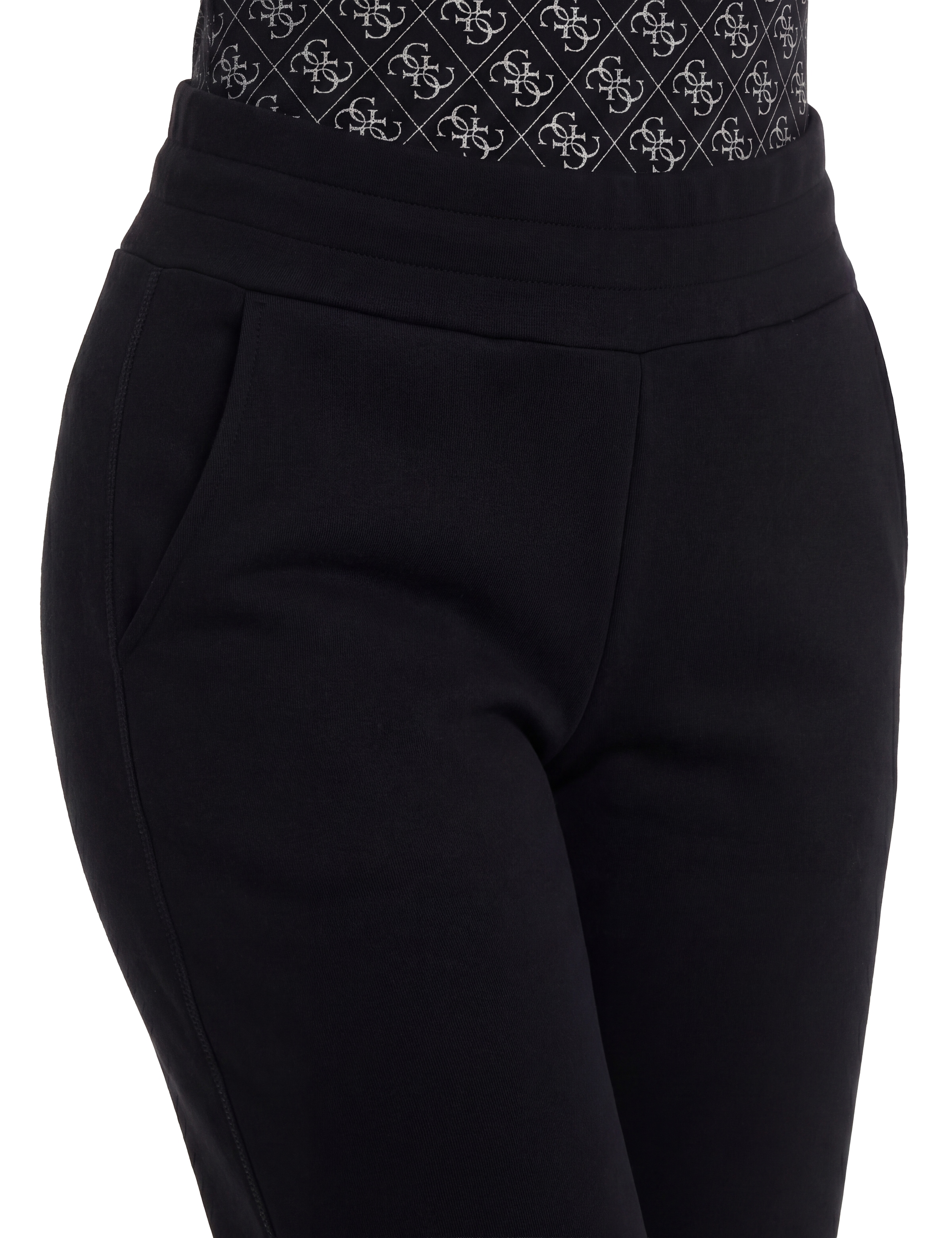 Guess Jogginghose »NEW VICTOIRE SCUBA PANT«  mit Rippbündchen am Beinabschluss