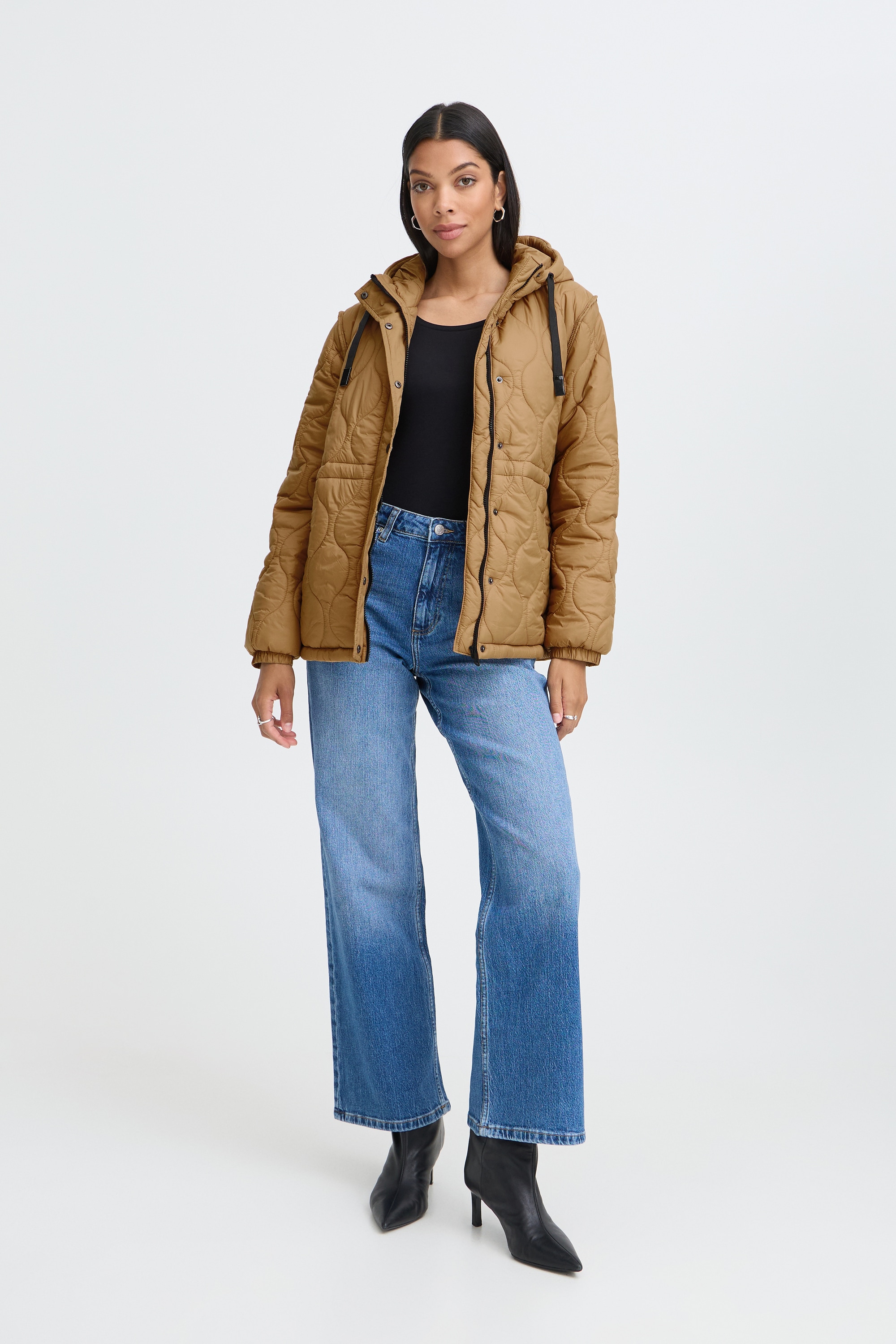 b.young Steppjacke »Damen Gefütterte Jacke BYBERTA«
