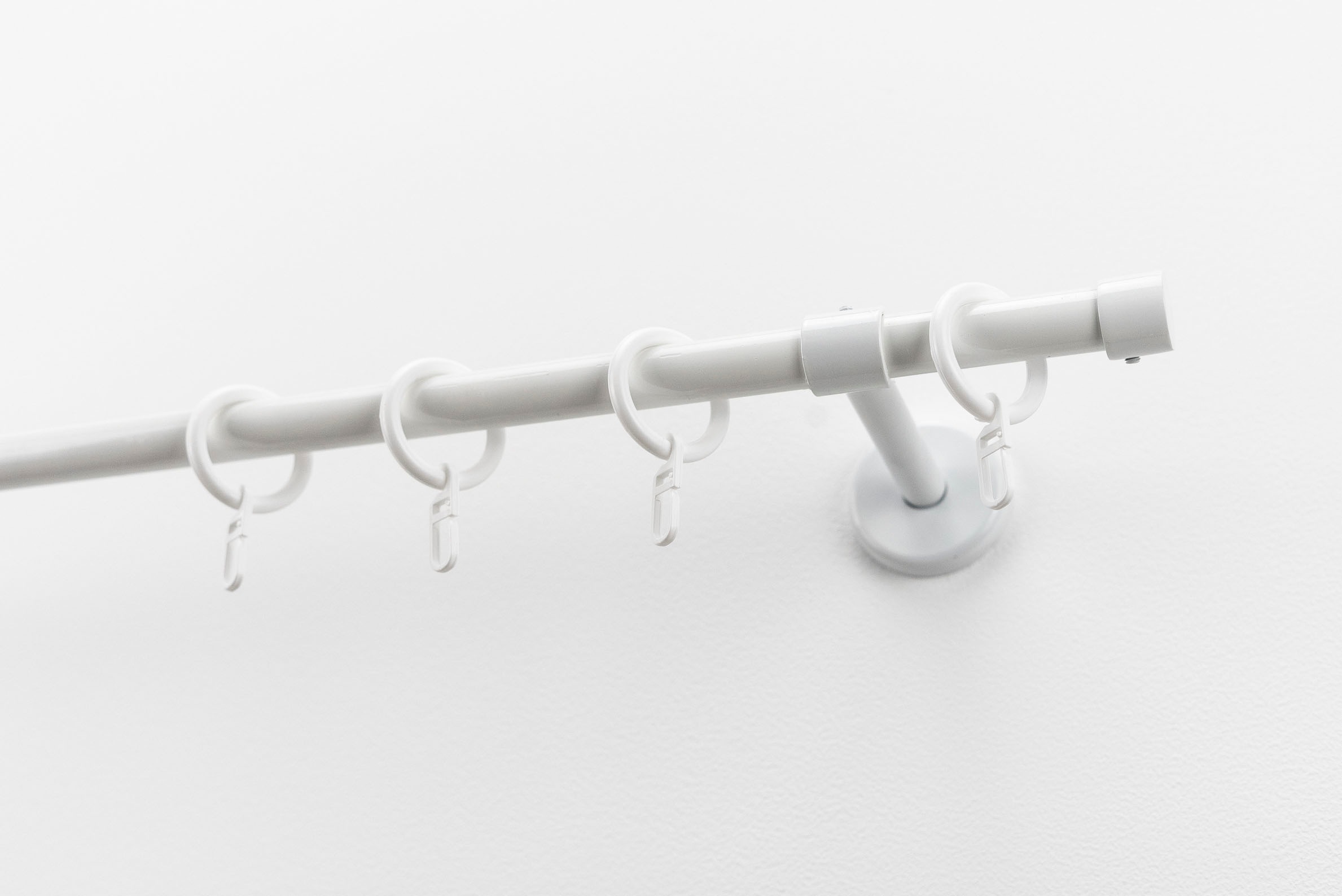 GARESA Gardinenstange »RUSTIKA«, 1 läufig-läufig, Wunschmaßlänge, rustikale Vorhanggarnitur, einfache Montage mit Verbinder verlängerbar