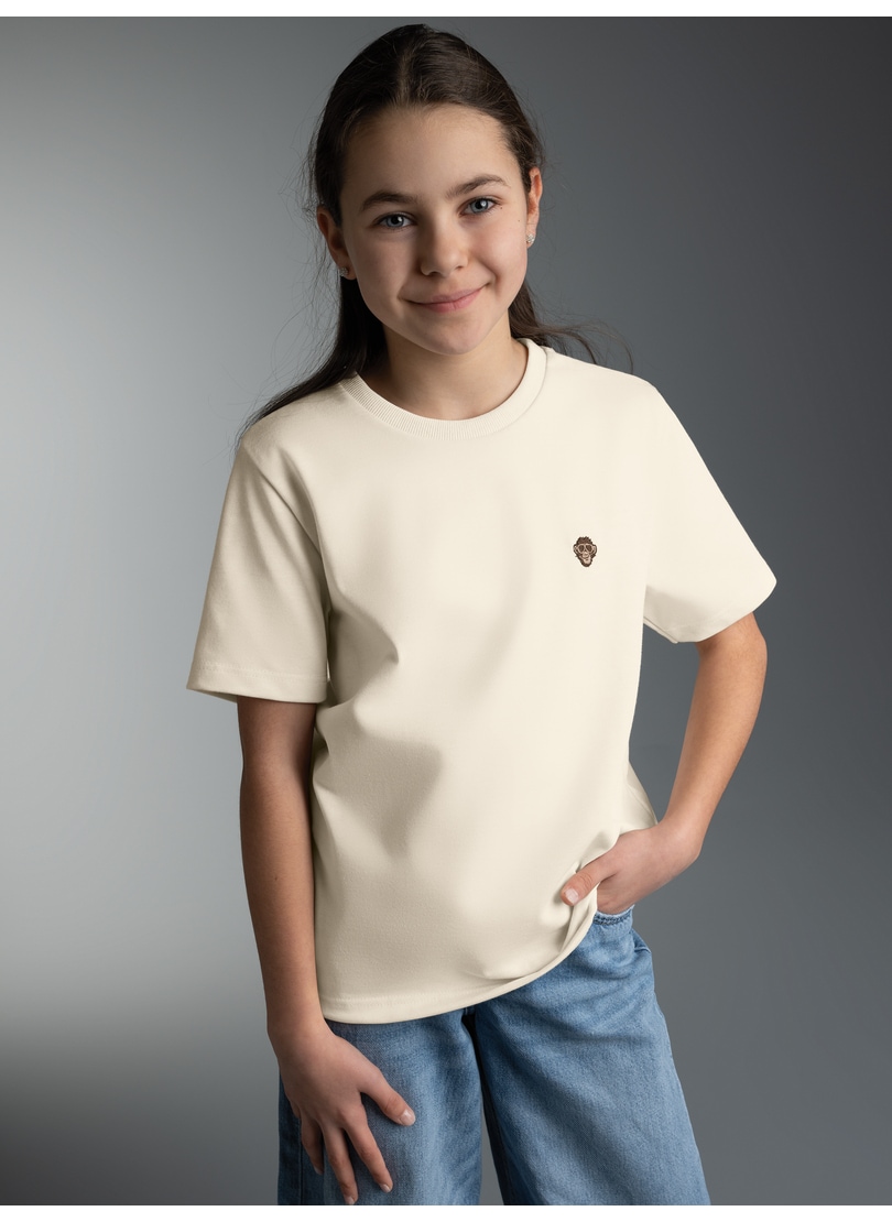 Trigema T-Shirt "TRIGEMA Heavy Oversized T-Shirt mit Affe Charly-Stickmotiv" 1