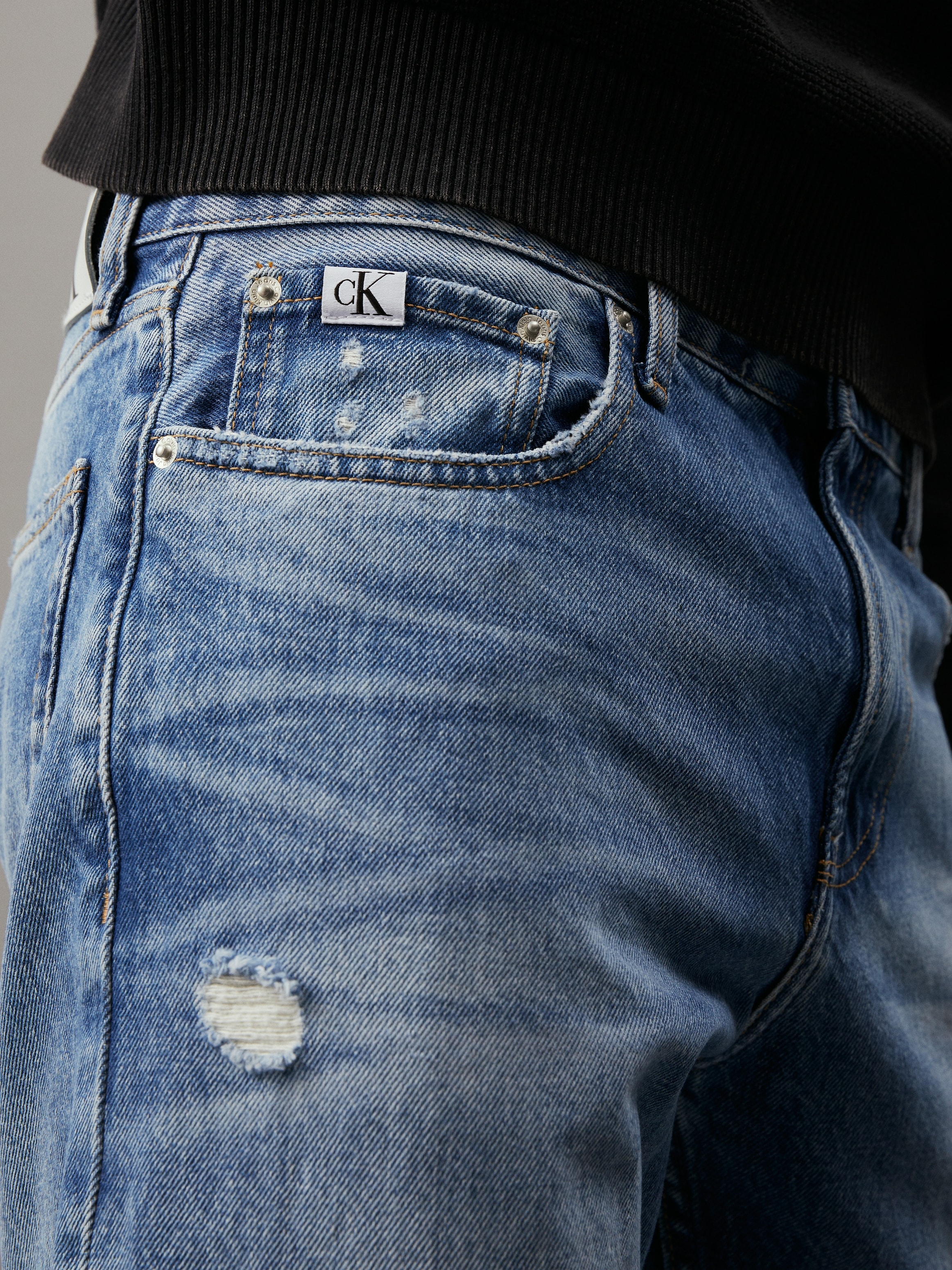 Calvin Klein Jeans Straight-Jeans "AUTHENTIC STRAIGHT", in klassischer 5-Po günstig online kaufen