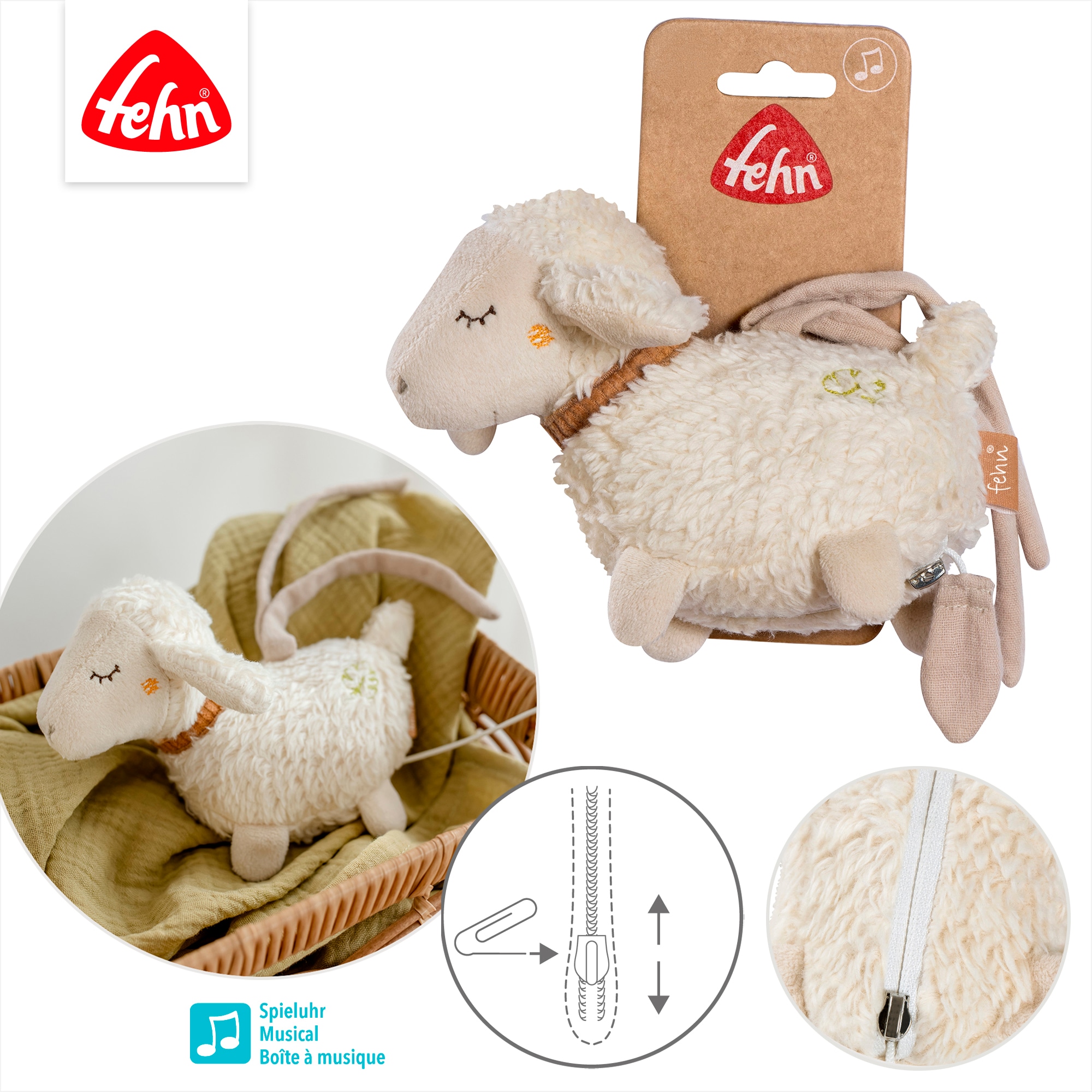 Fehn »Mini-Spieluhr Schaf«