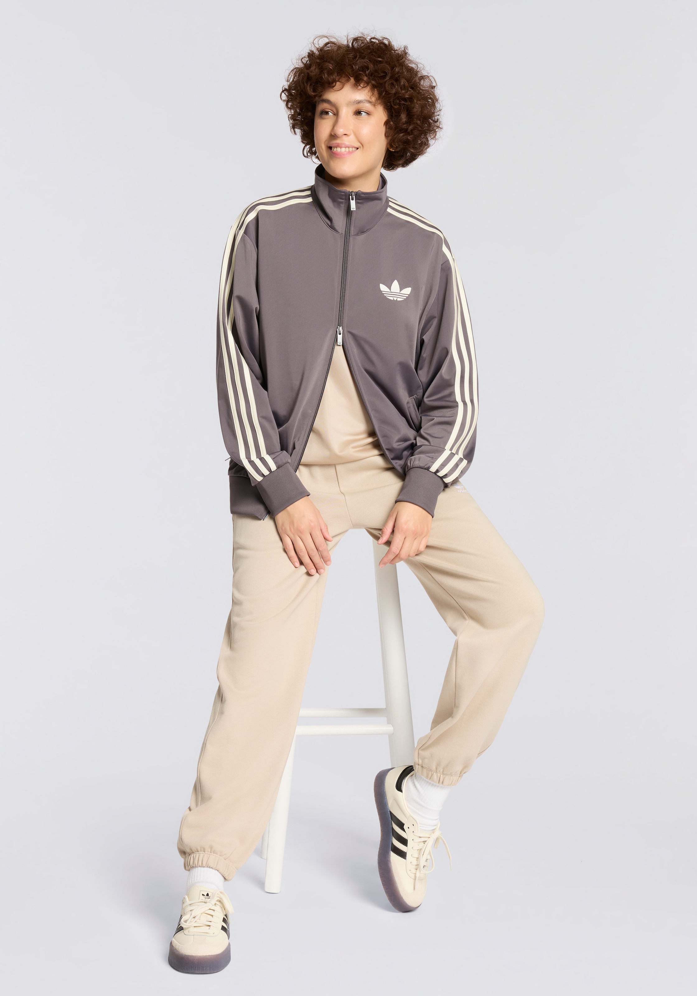 adidas Originals Trainingsjacke "FIREBIRD TRACK LOOSE" FIREBIRD, locker ges günstig online kaufen
