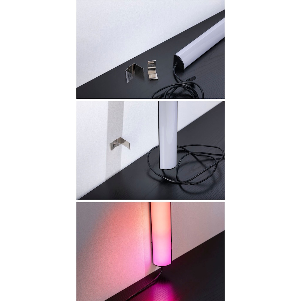 Paulmann LED-Streifen »EntertainLED Lightbar Dynamic Rainbow RGB 30x30mm 2x1W 2x48lm«, 2 St.-flammig