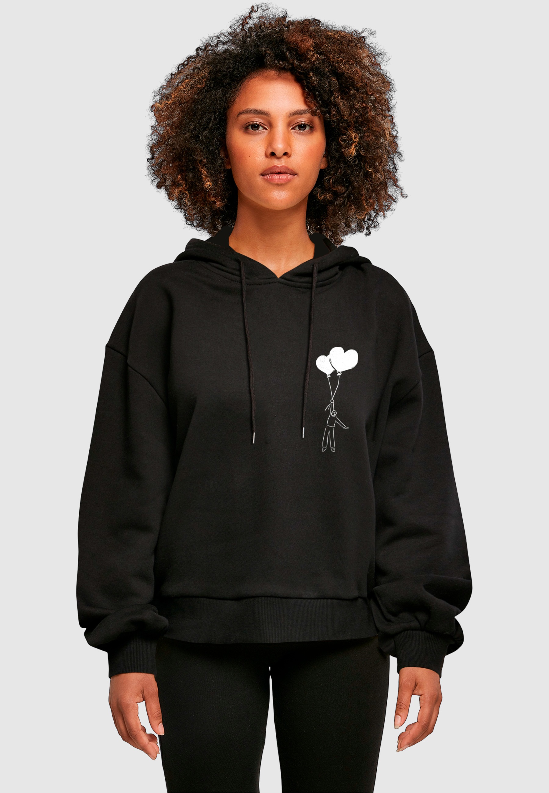 Merchcode Kapuzenpullover »Merchcode Ladies Love In The Air Organic Oversized Hoody« 1