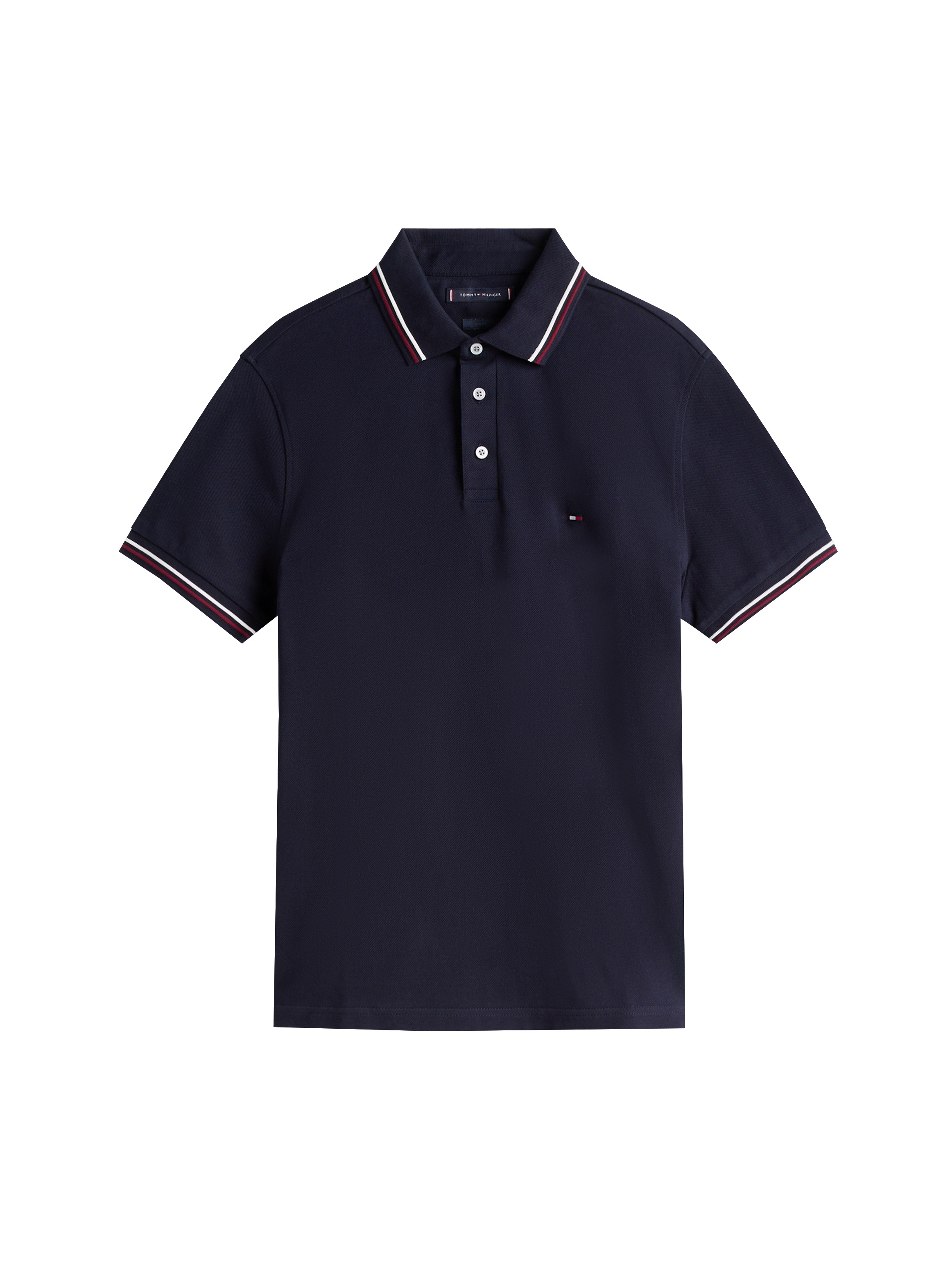 Tommy Hilfiger Poloshirt "TIPPED SLIM FIT POLO" mit Kontrast-Details günstig online kaufen