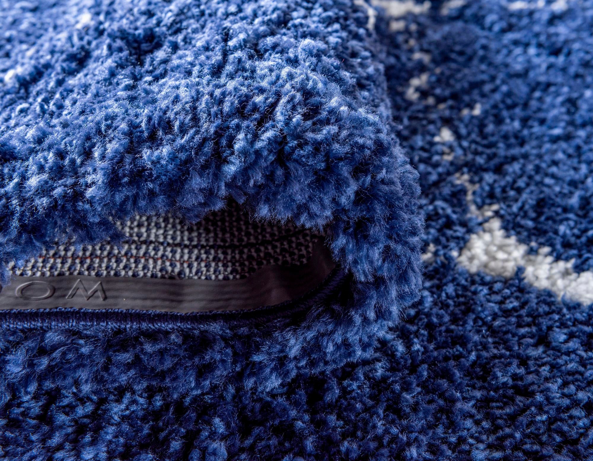 Myflair Möbel & Accessoires Hochflor-Läufer »Temara Shag Lagerräumung«, rechteckig, 51 mm Höhe, Teppich-Läufer, gewebt, Rauten Design, weich & kuschelig
