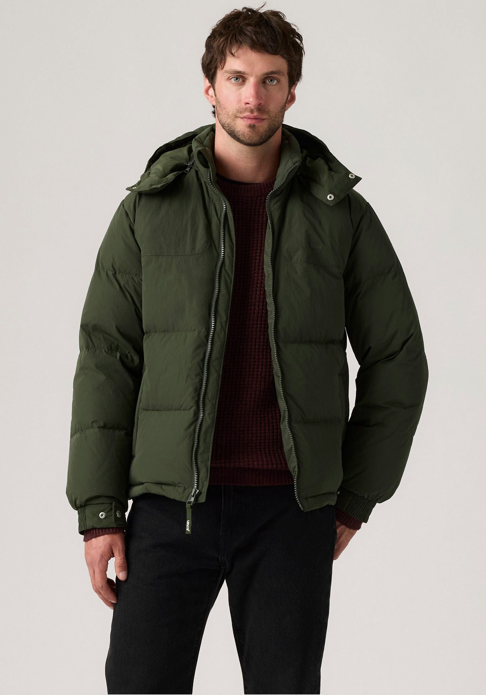 Levis Steppjacke "ROCKRIDGE SHORT PUFFER" mitKapuze günstig online kaufen