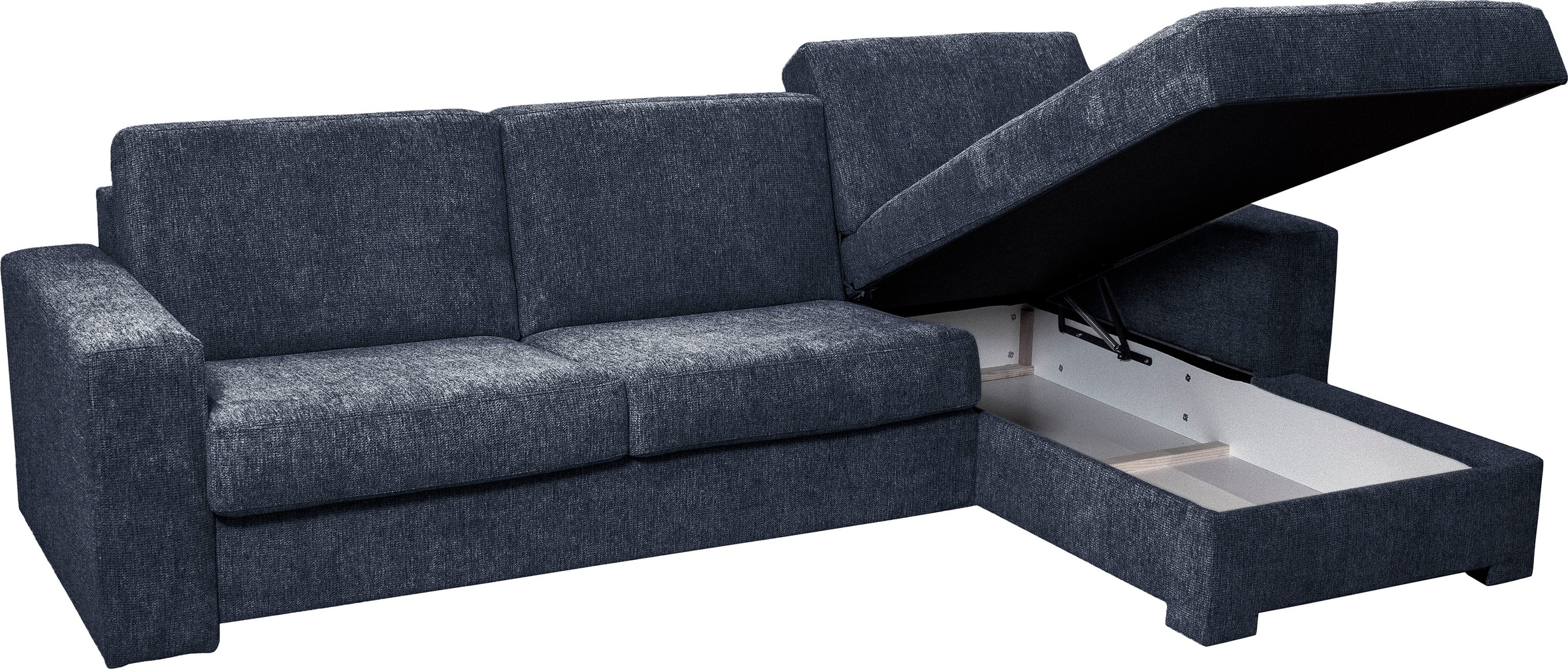 Home affaire Ecksofa Roma "L" Dauerschlaffunktion, mit Unterfederung, Matratzenhöhe 14cm, Liegemaße ca 163x198 cm, L-Form