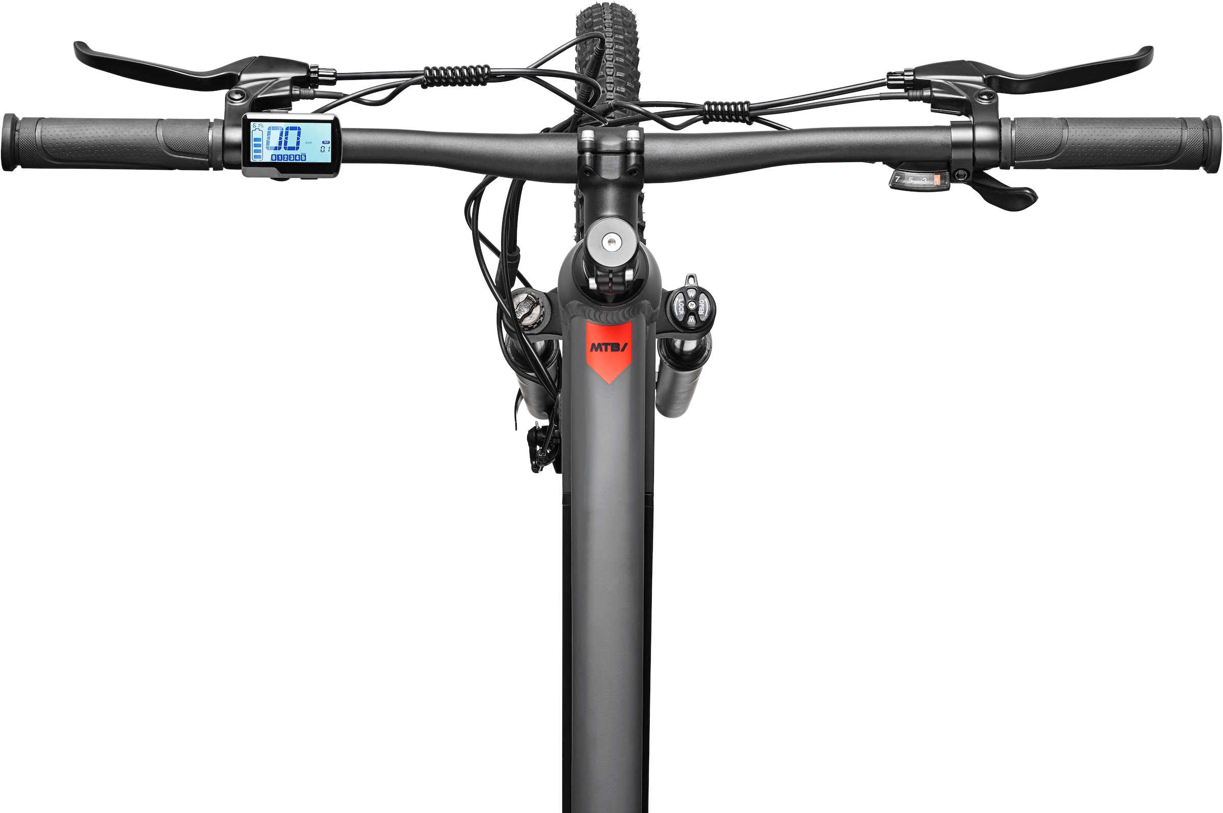 Telefunken E-Bike »E-MTB Aufsteiger M919«, 7 Gang, Shimano, Tourney, Heckmotor 250 W, Pedelec, Elektrofahrrad, Damen u. Herren, E-MTB, Mountainbike, 29 Zoll
