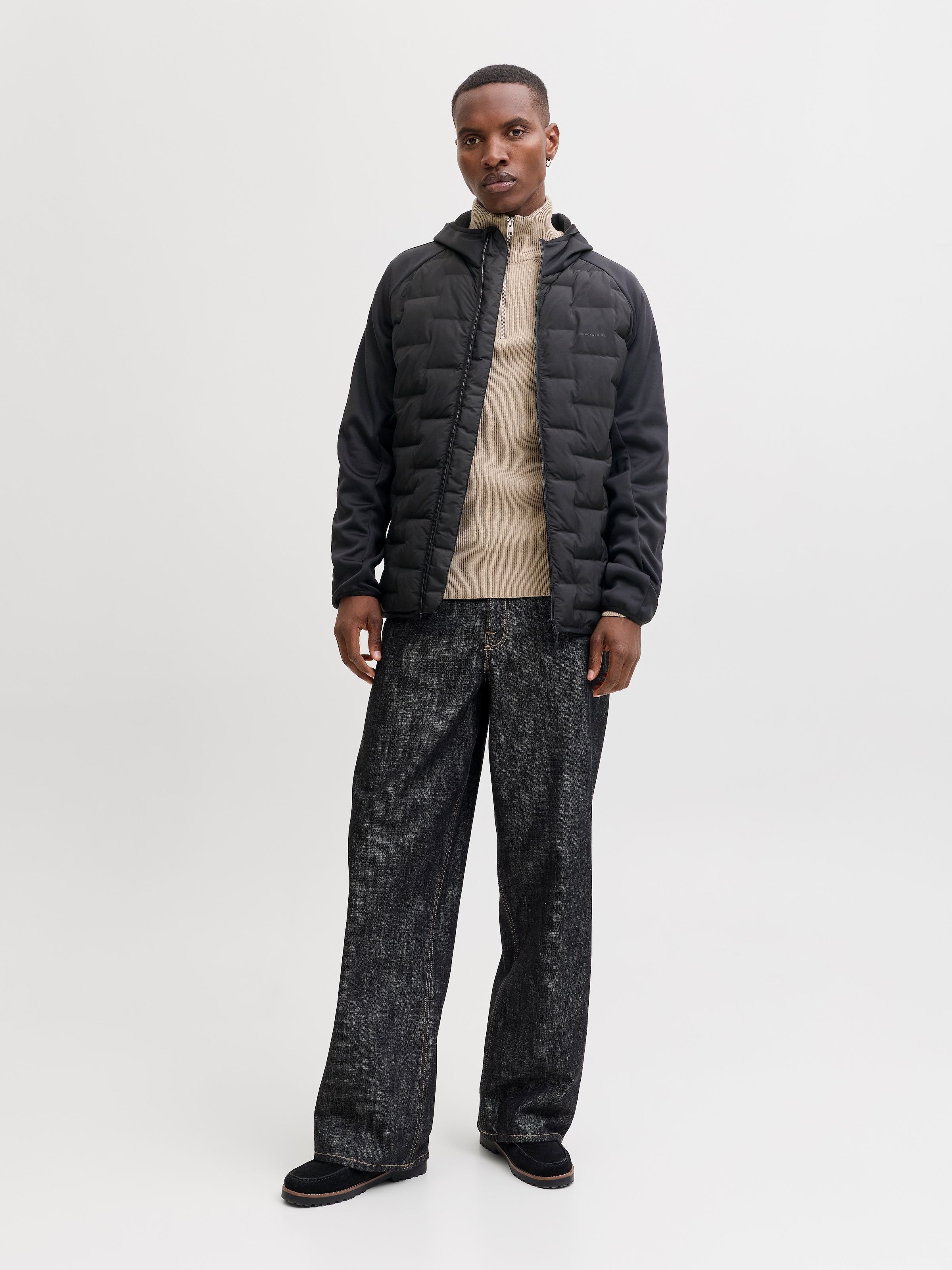 Jack & Jones Steppjacke »JJEPERFECT HYBRID JACKET NOOS« mit Kapuze mit Kapuze