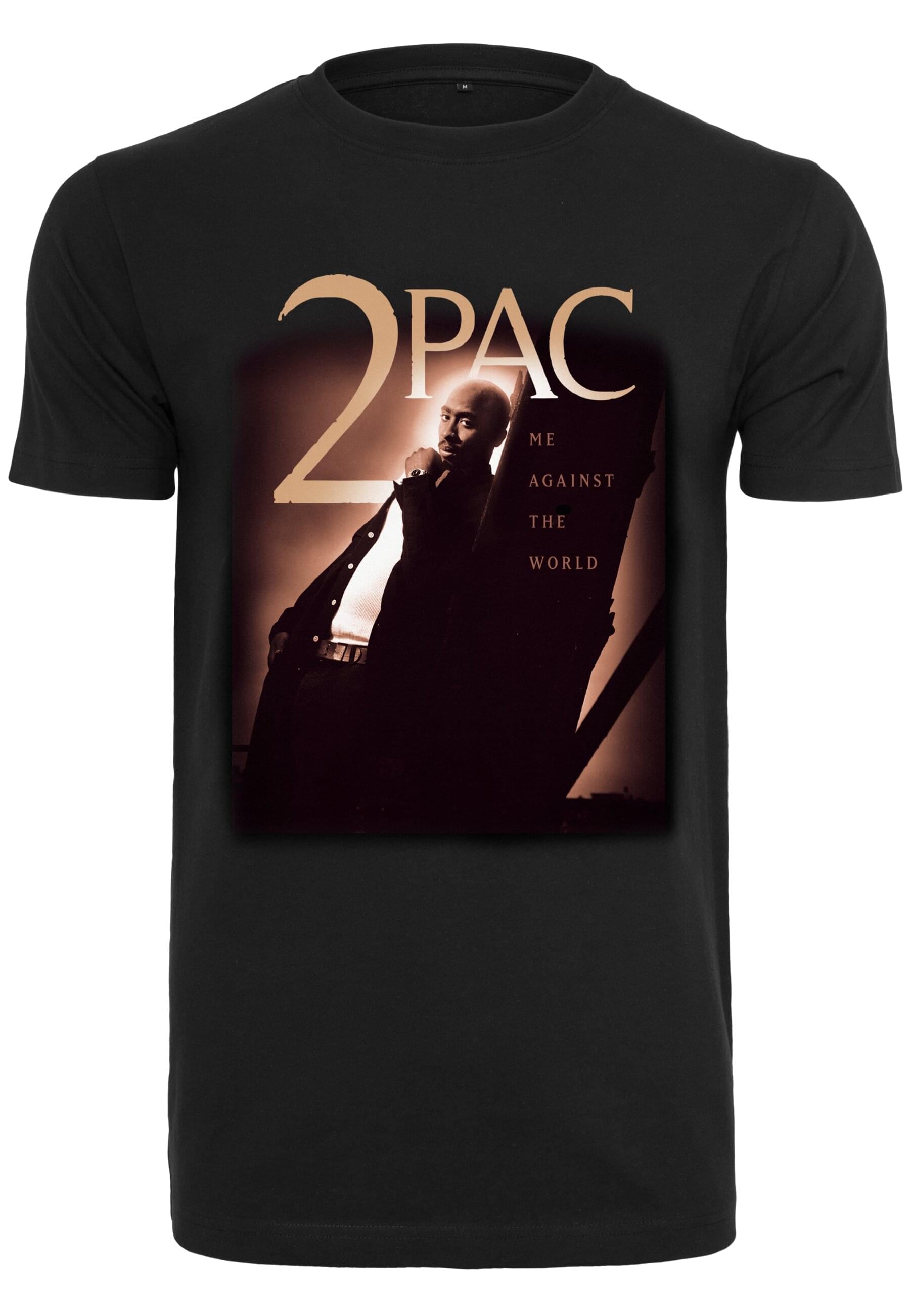 MisterTee T-Shirt "MisterTee Herren Tupac Me Against The World Cover Tee" 1 günstig online kaufen