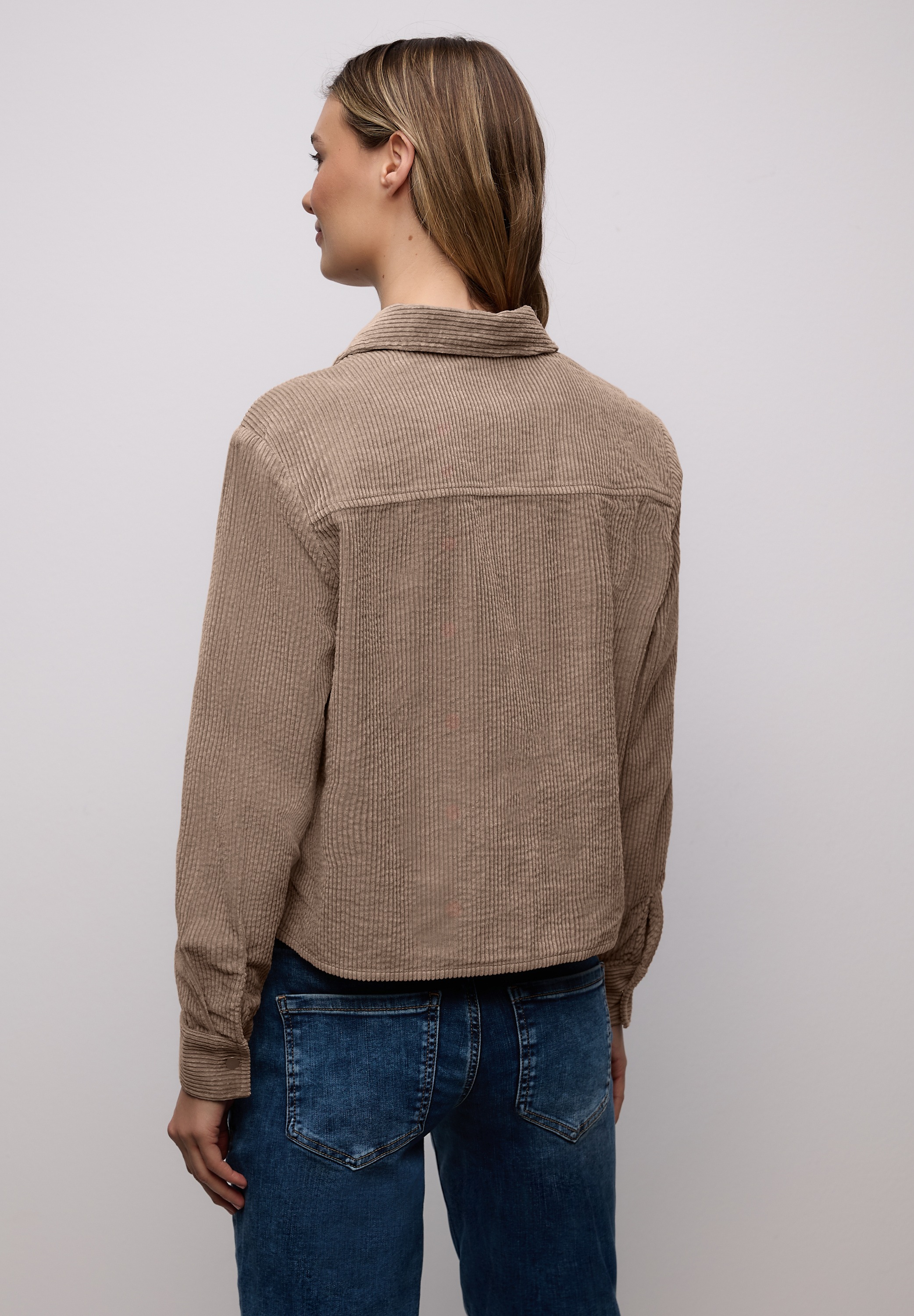 STREET ONE Langarmbluse in Cord-Optik günstig online kaufen