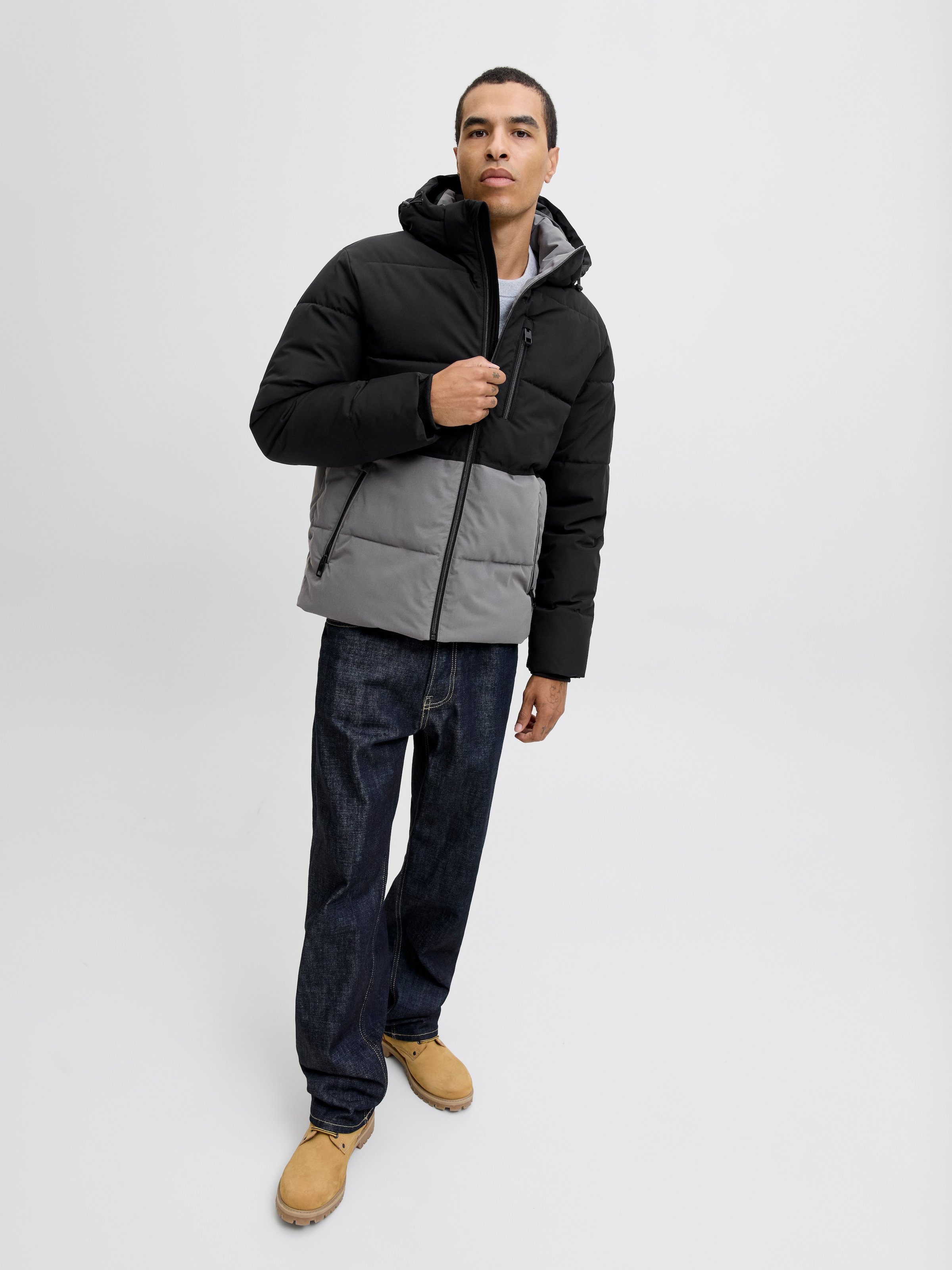 Jack & Jones Steppjacke »JJEOWEN PUFFER SN«, mit Kapuze