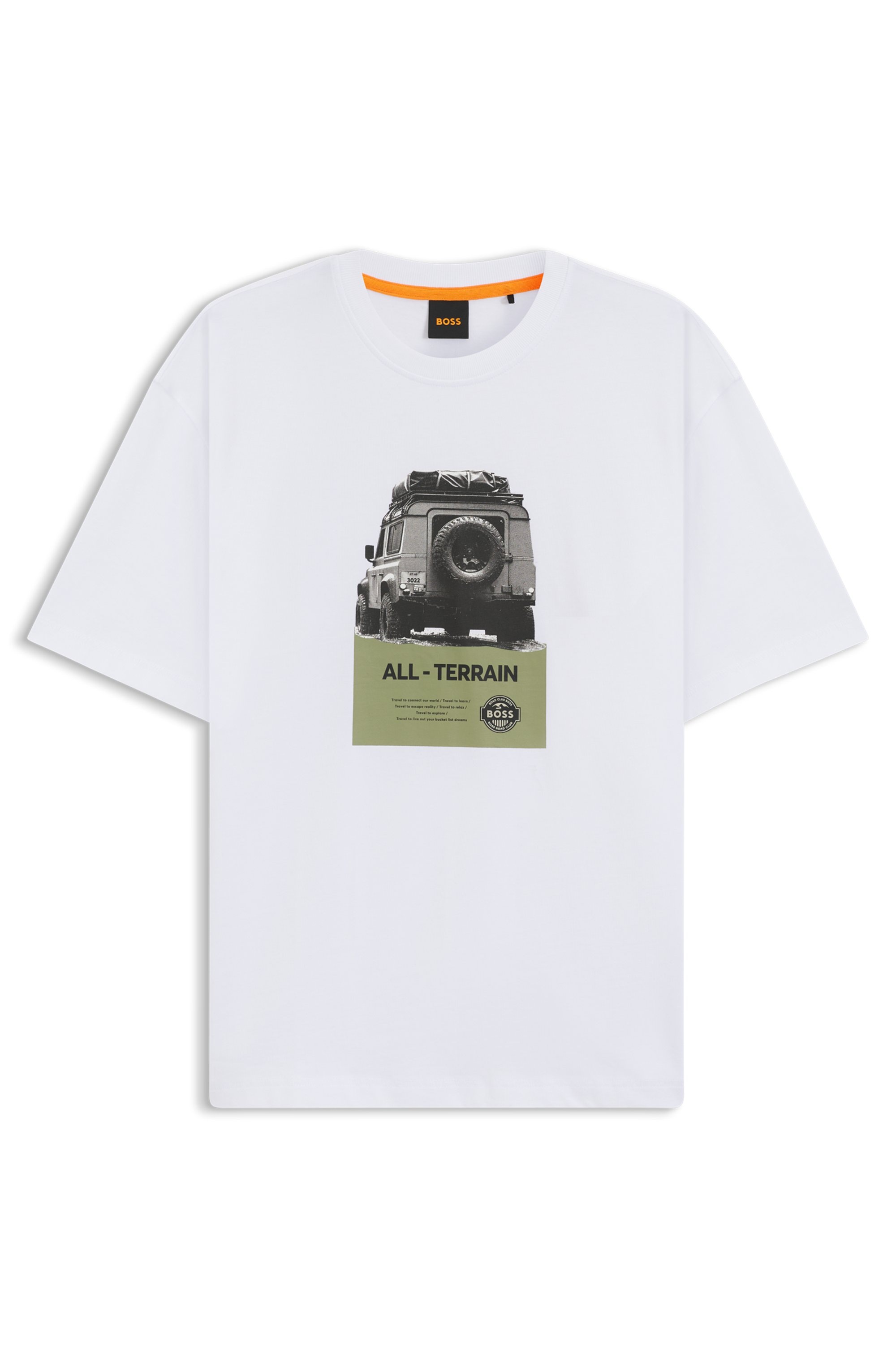 BOSS ORANGE T-Shirt »Te Wagon«, mit coolem Fotodruck