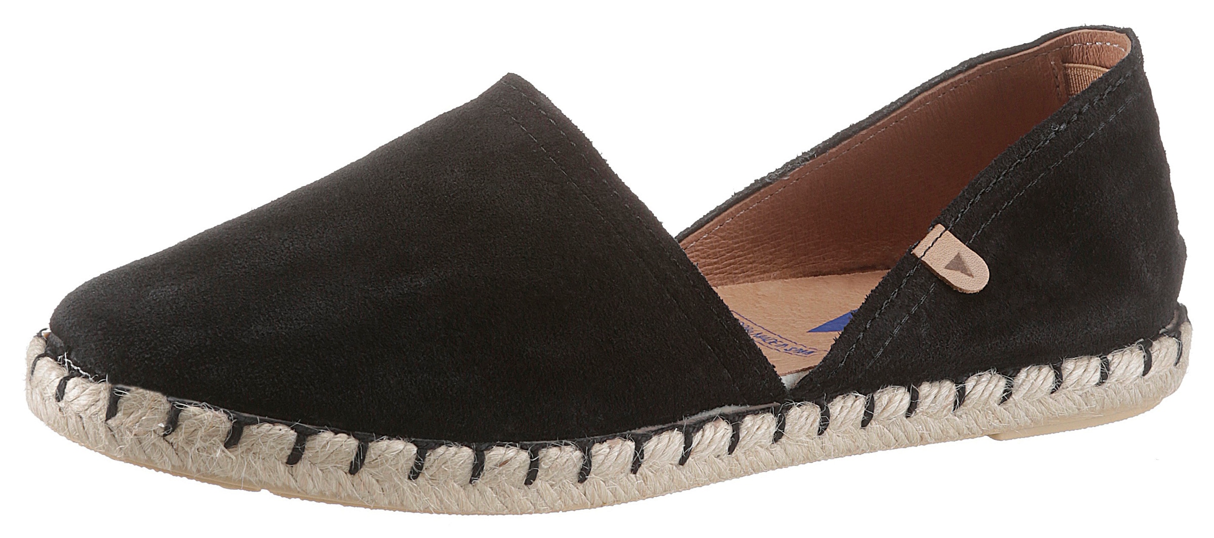 VERBENAS Espadrille "CARMEN SERRAJE", Schlupfschuh, Sommerschuh, Loafer mit typischem Jute-Rahmen