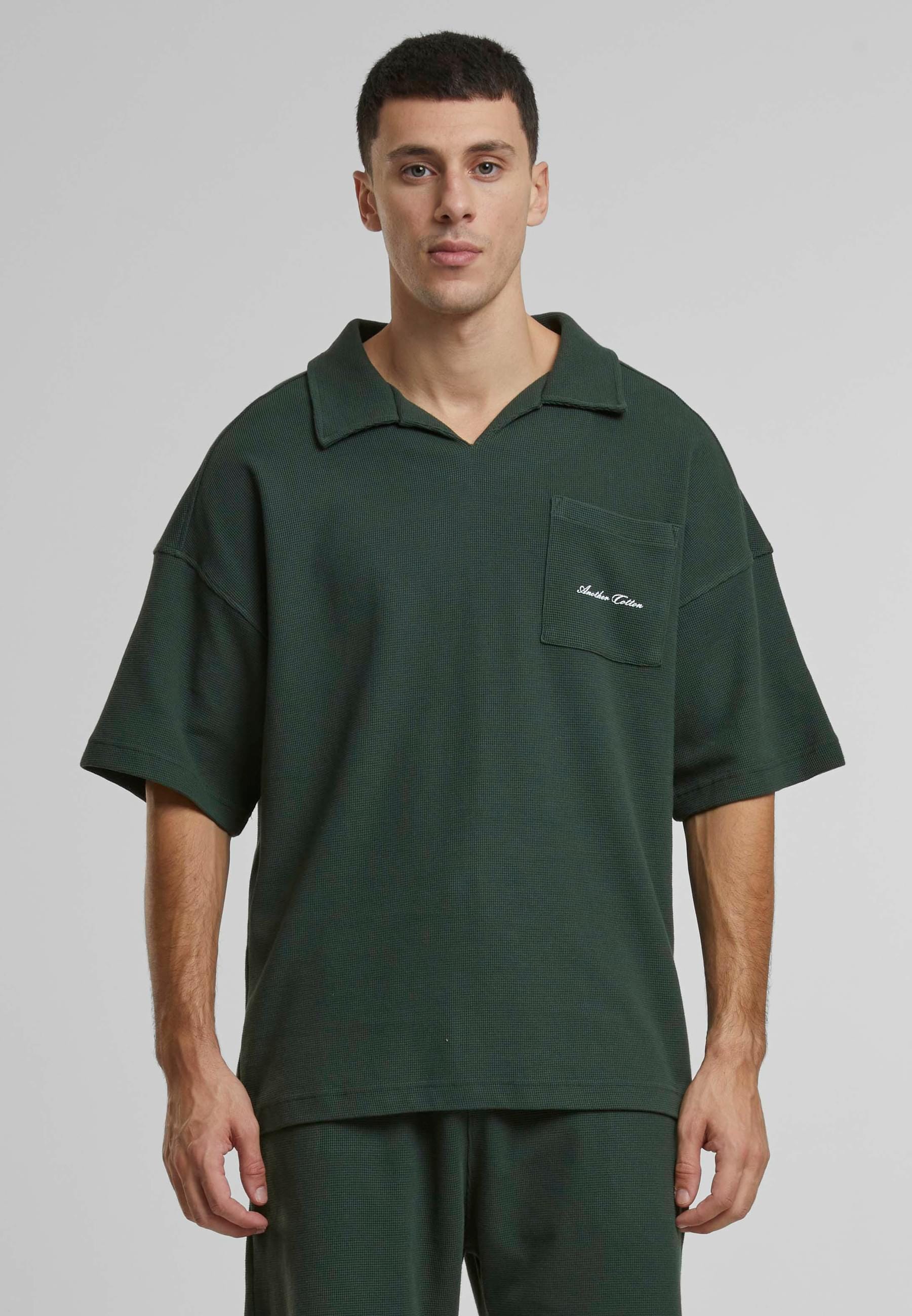 Another Cotton Lab Poloshirt »Another Cotton Lab Another Waffle Oversized Polo Shirt«, (1 tlg.)