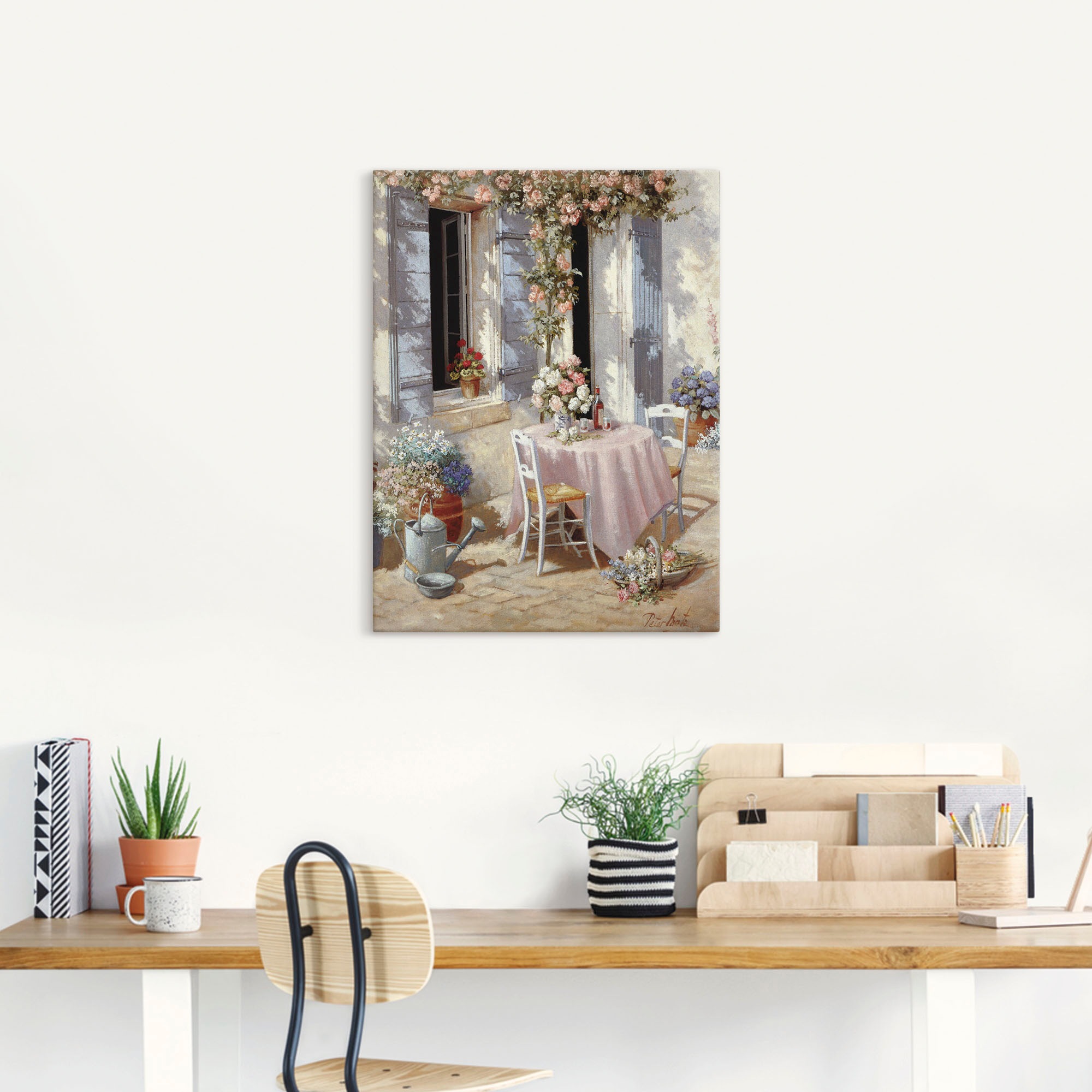 Artland Wandbild »Einladung«, Garten, (1 St.), als Leinwandbild, Poster in verschied. Größen