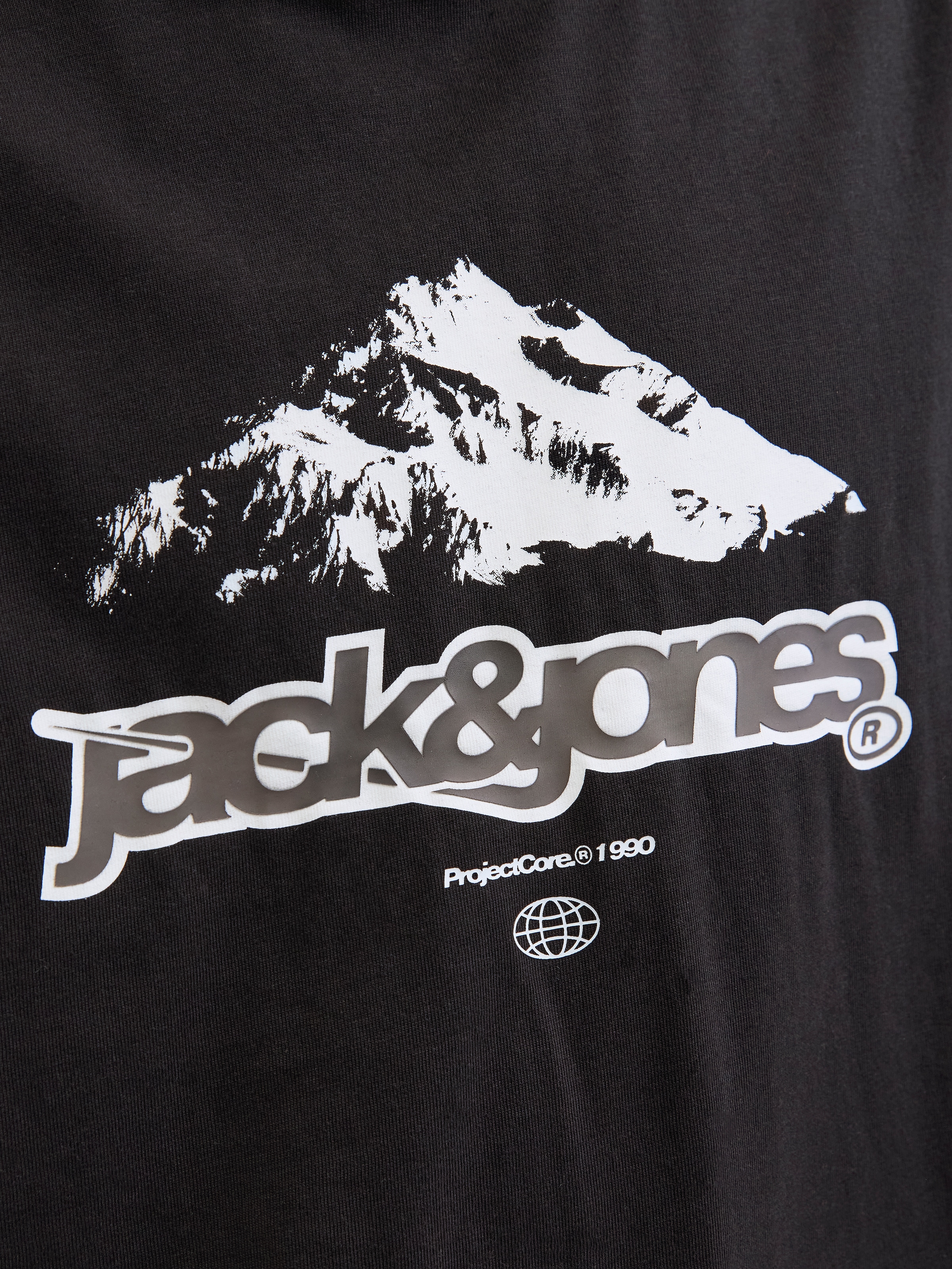 Jack & Jones PlusSize Kurzarmshirt »JCOFLARE BRANDING TEE SS CREW NECK PLS«