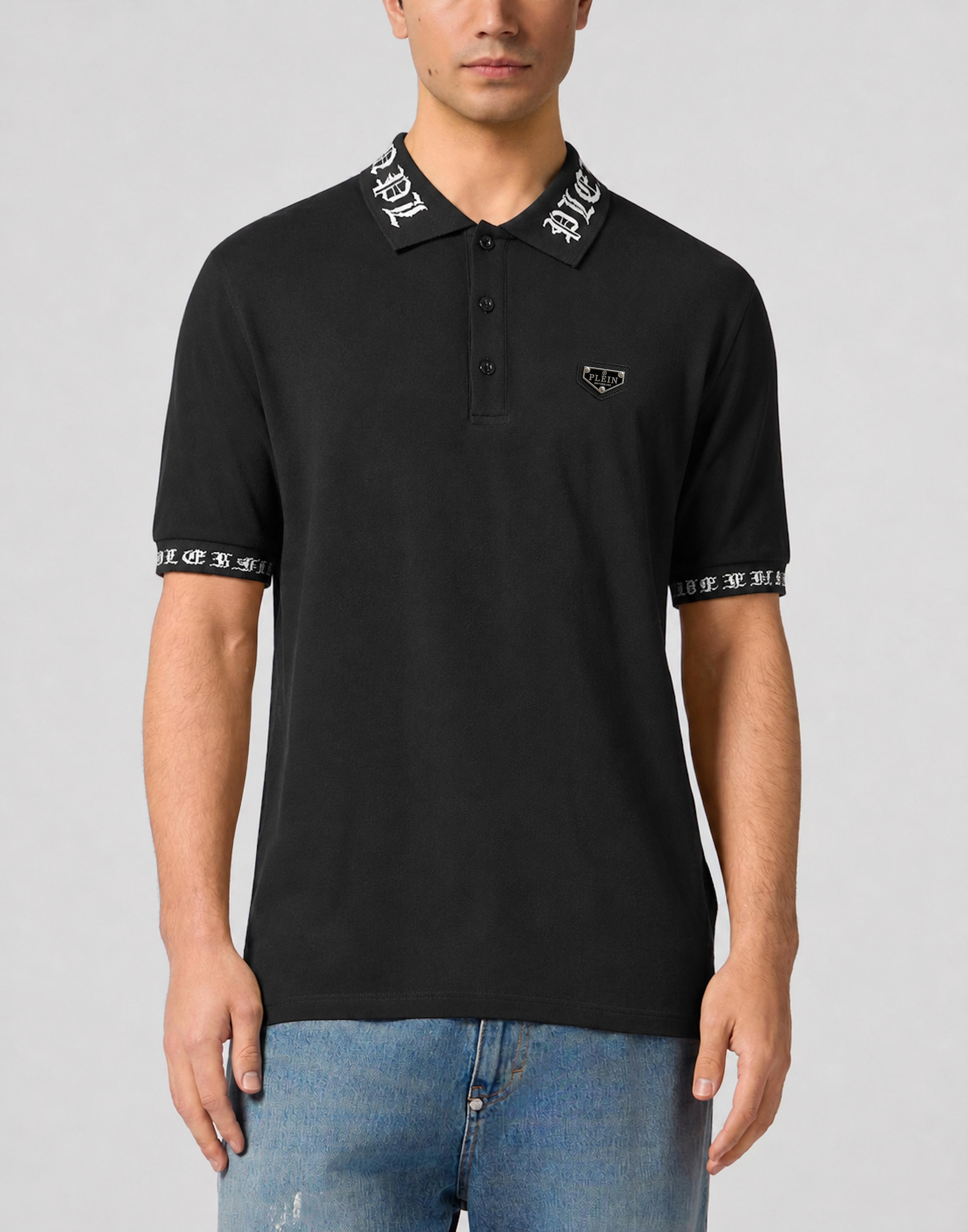 PHILIPP PLEIN Poloshirt »Kurzarm-Poloshirt«