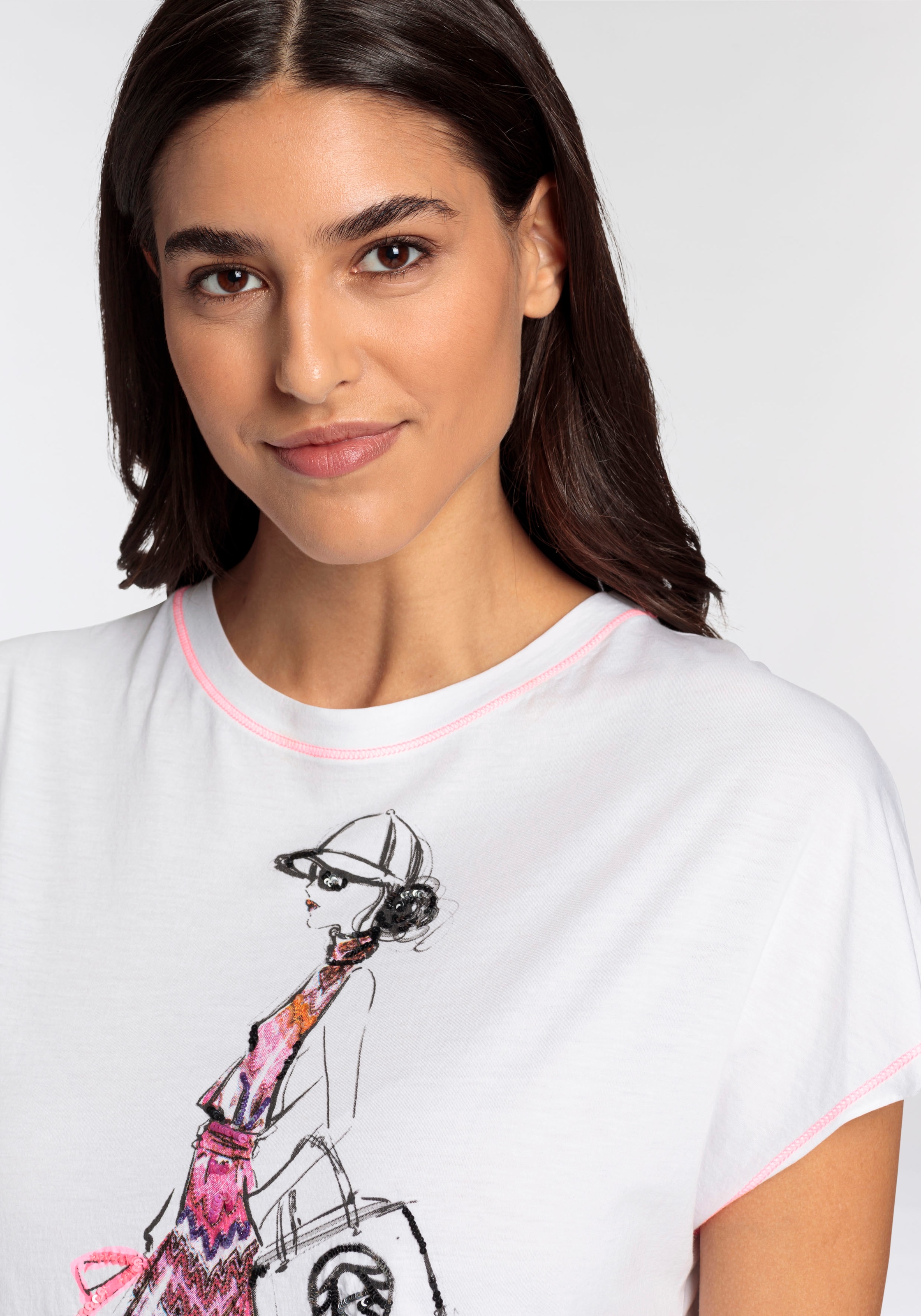 Sportalm Kitzbühel Rundhalsshirt, mit Frontprint