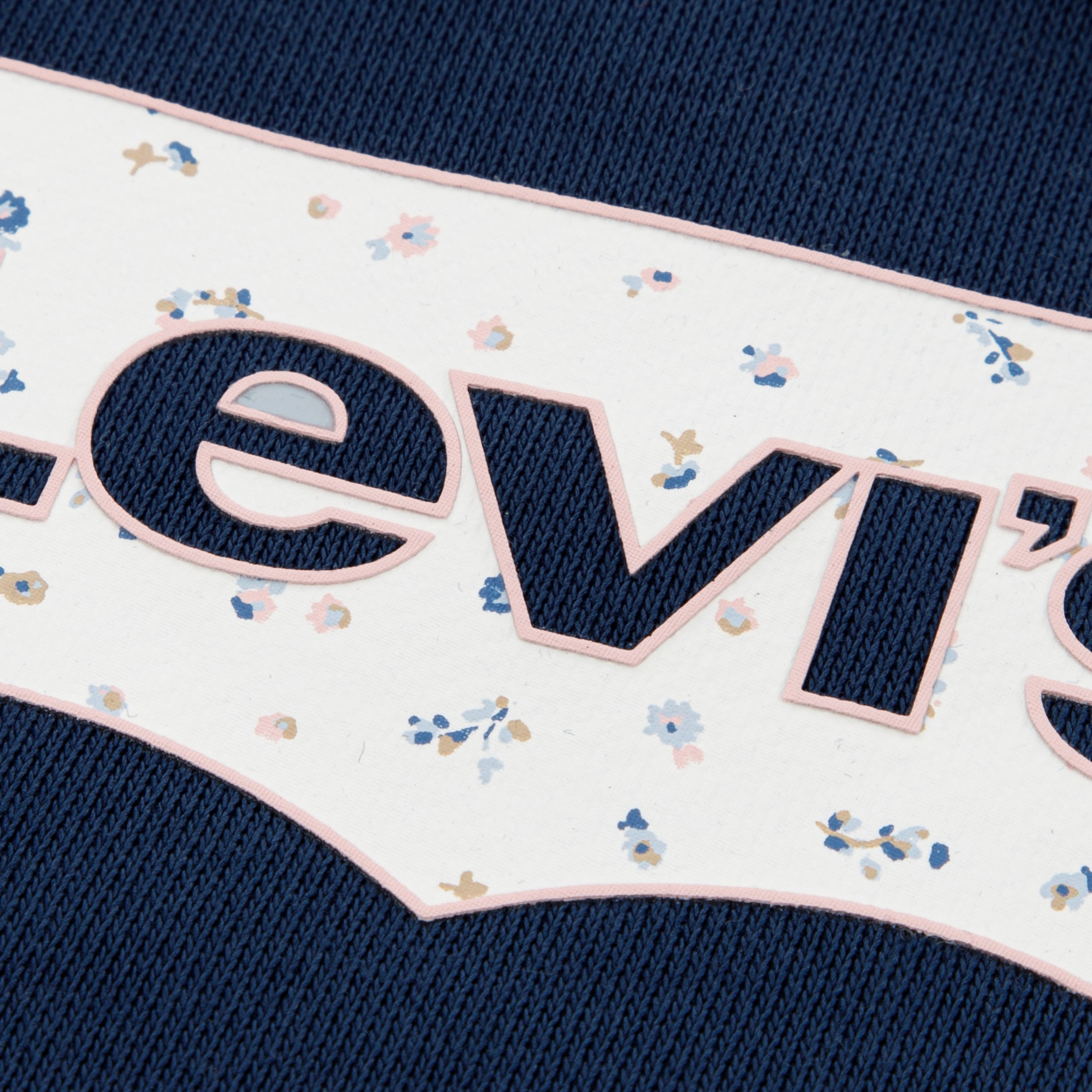 Levi's® Kids Sweatshirt »LVG FLORAL BATWING CREW«, vorn mit Batwing-Logo mit Millefleurs-Print
