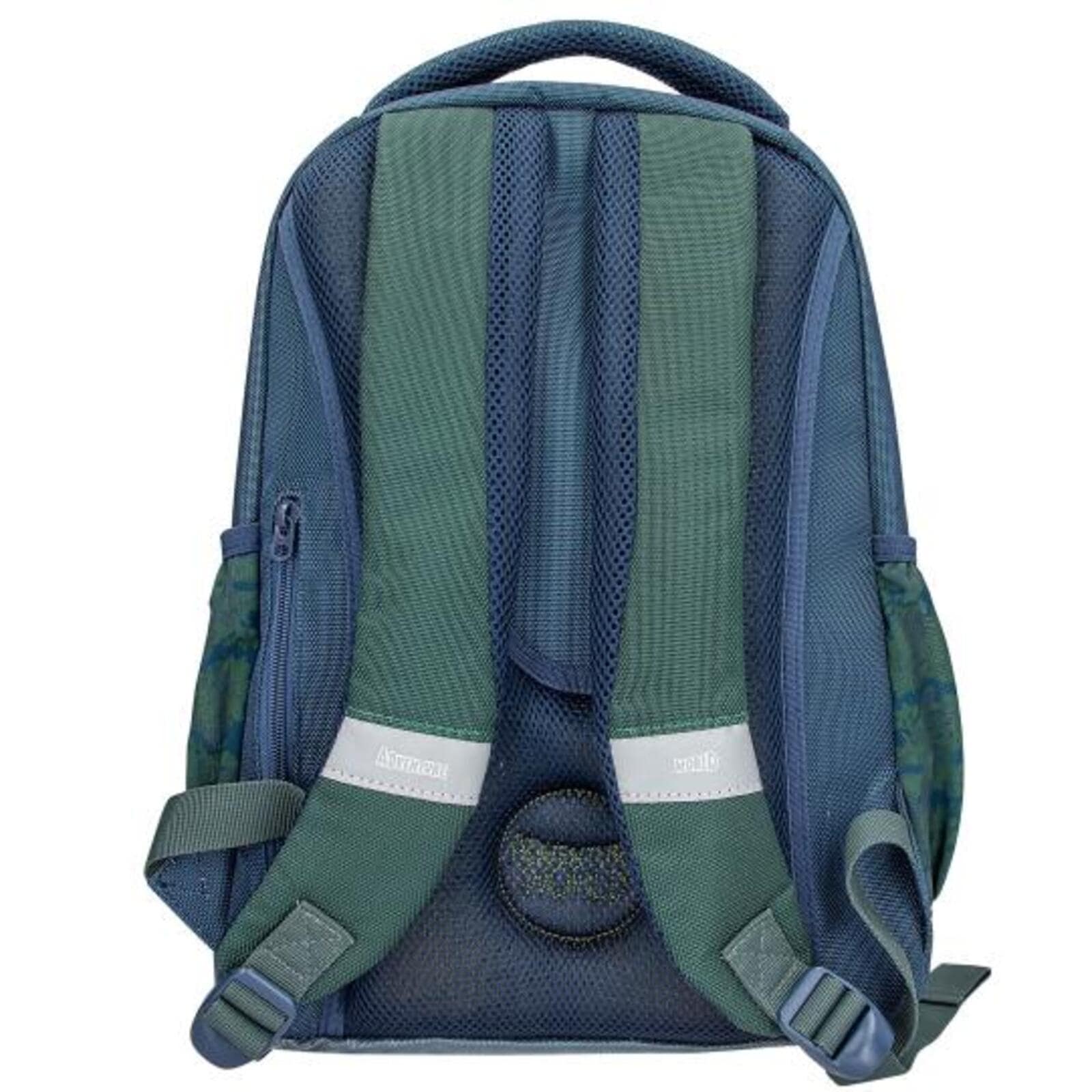 Depesche Rucksack »Schulrucksack Schlange Adventure World 19 x 30 x 40 cm blau-grün«
