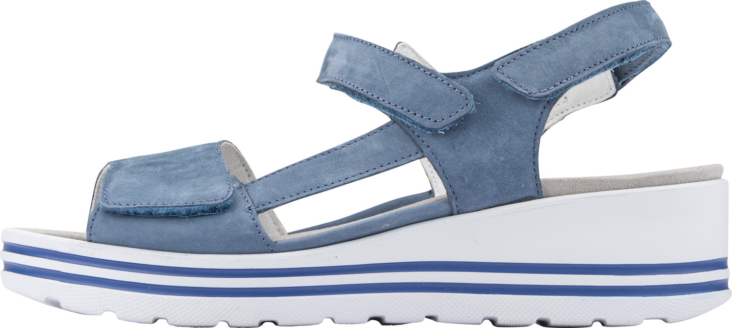 Waldläufer Riemchensandale »H-MICHELLE«, Sommerschuh, Sandalette, Keilabsatz, mit Luftkammernsohle, H-Weite