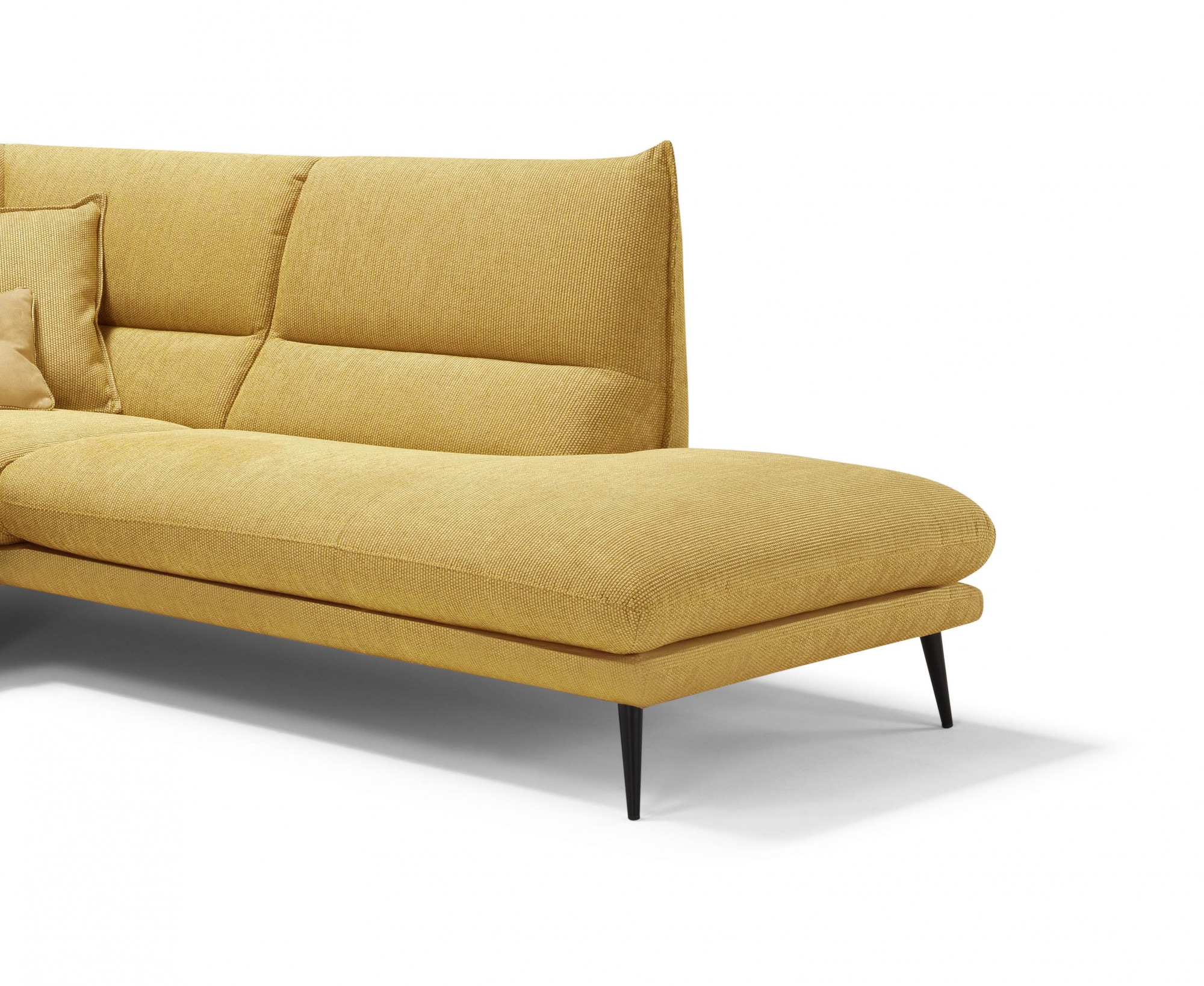 Egoitaliano Ecksofa »FUNNY, hochwertiges und aktuelles Design, bequeme Rückenlehne«, toller Sitzkomfort, L-Form