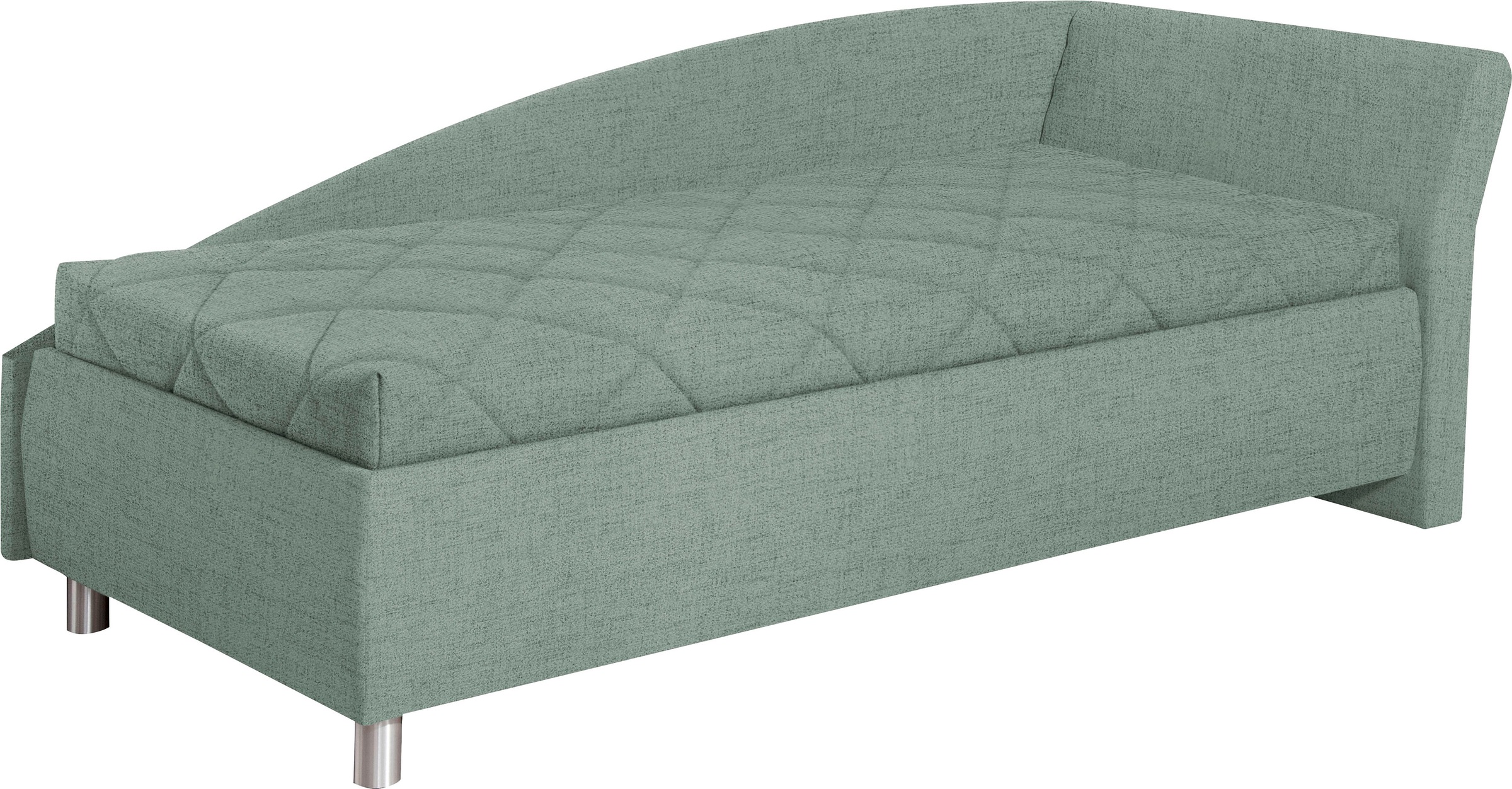 alina Schlafsofa »Lindsay«, Bettkasten, Zierkissen-Set aus: 2 Stk. 40x40cm, 1 Stk. 30x30cm