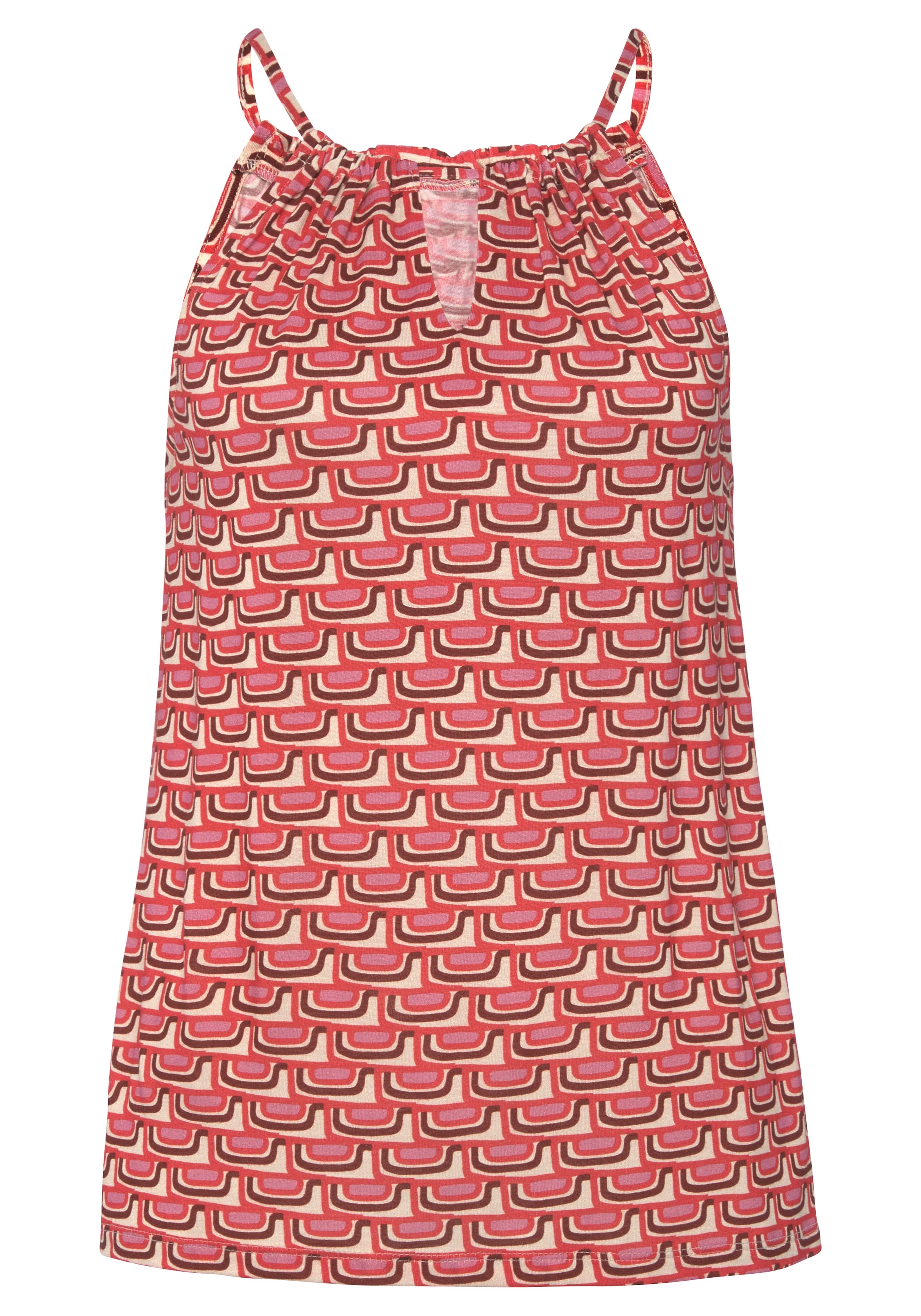 Vivance Strandtop mit Retroprint, sommerliches Damentop