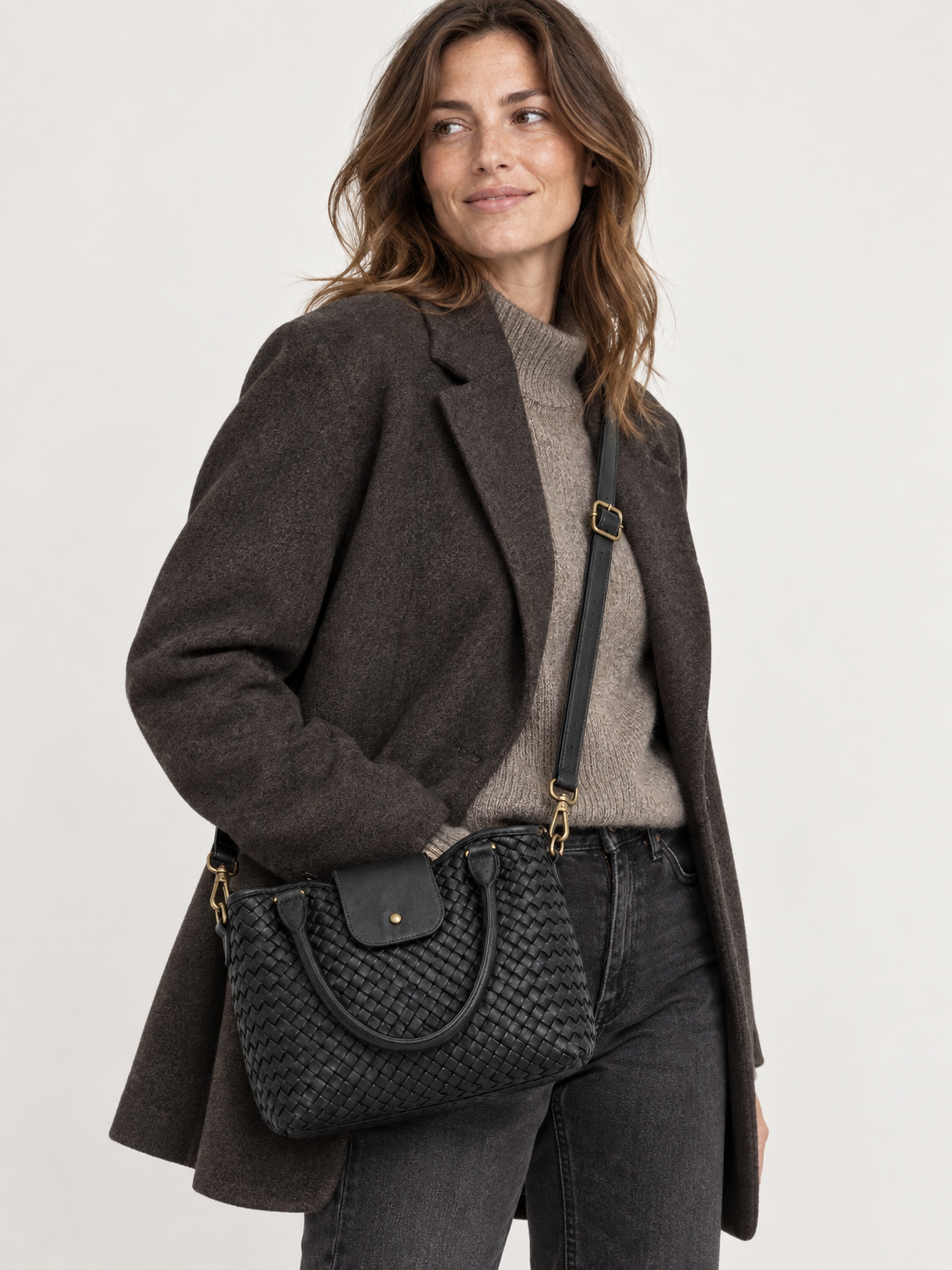COLLEZIONE ALESSANDRO Henkeltasche »Firenze« aus Vintage-Leder, Made in Italy