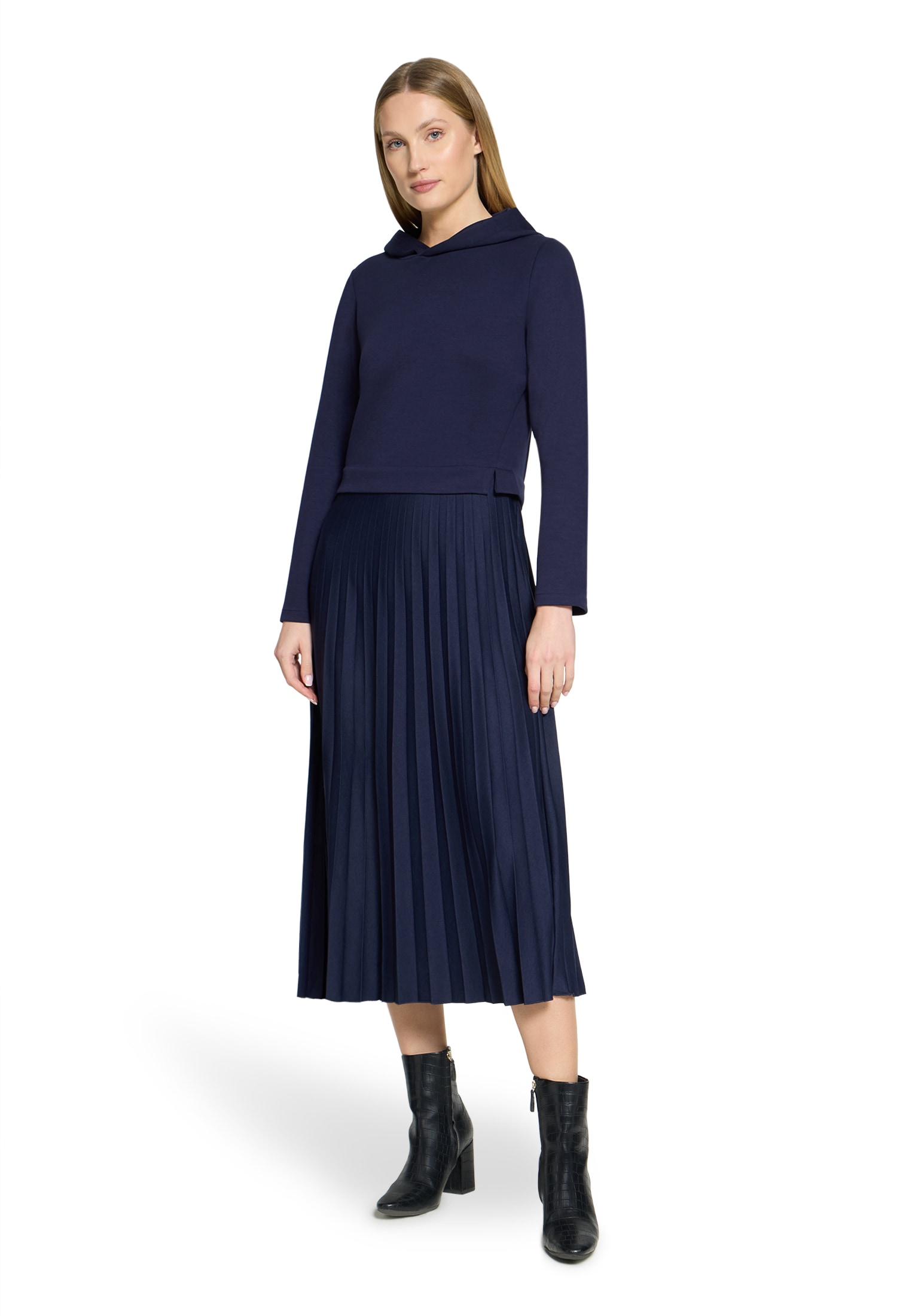 Cartoon Druckkleid "Damen mit Kapuze" Ohne Tasche günstig online kaufen