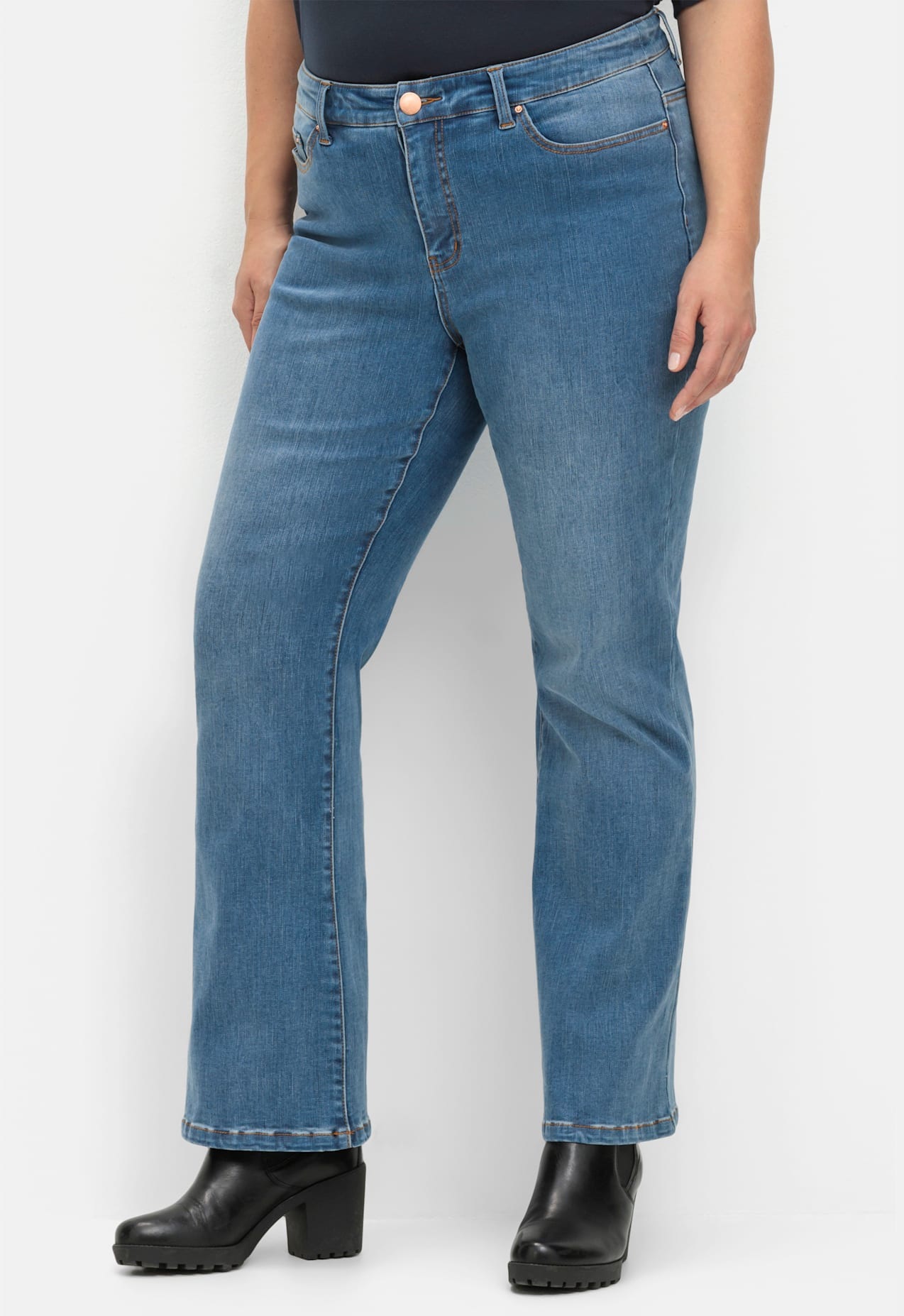 Sheego Bequeme Jeans 1 Stk. tlg. günstig online kaufen