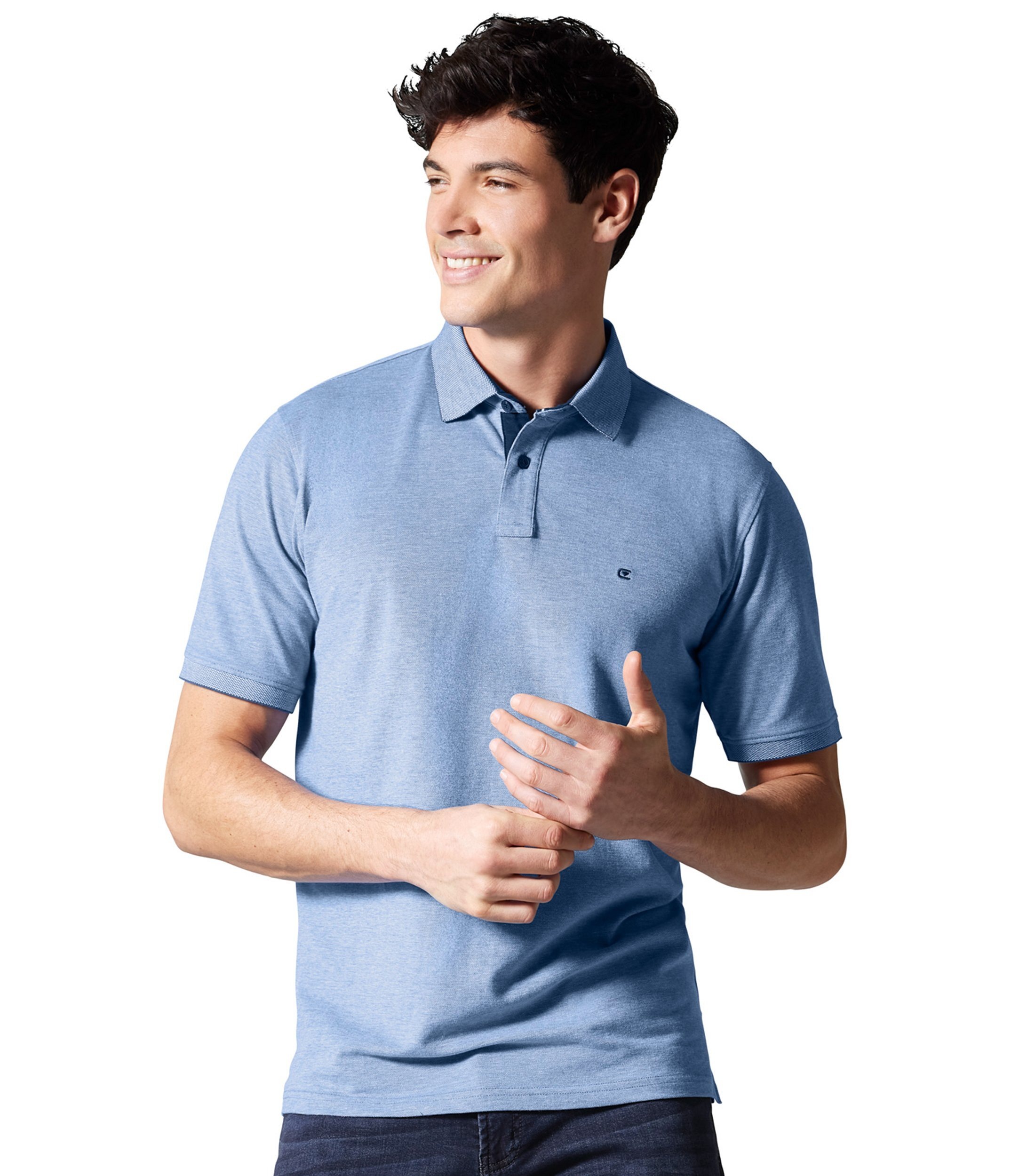 CASAMODA Poloshirt »CASAMODA Polo-Shirt uni«